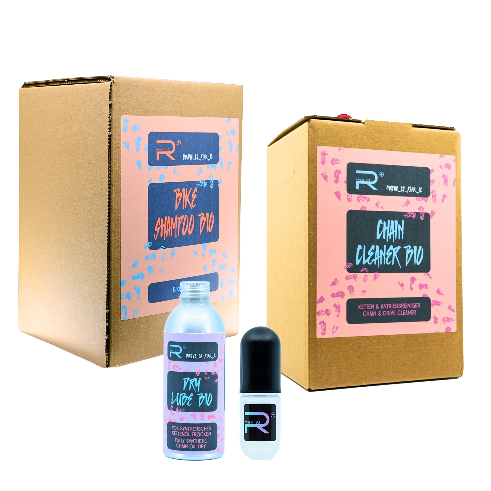 BIKE REINIGER SET + DRY KETTENÖL - RISK iT! BIKE CARE