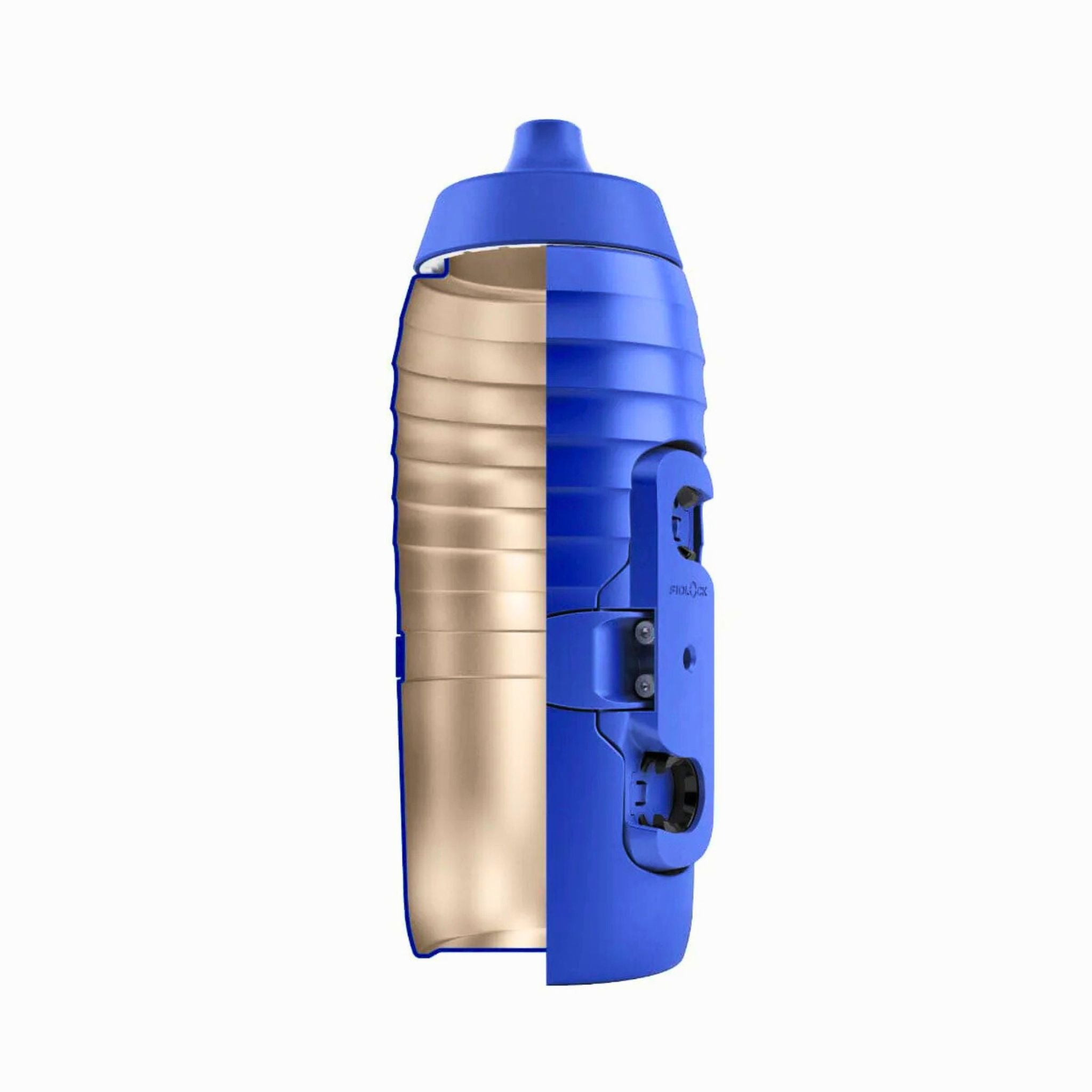 KEEGO Twist, Bidon 600 ml, Fidlock Bikeflasche, MIT Fidlock Bottle Connector, MIT Twist Bike Base, schwarz - DARK MATTER - RISK iT! BIKE CARE