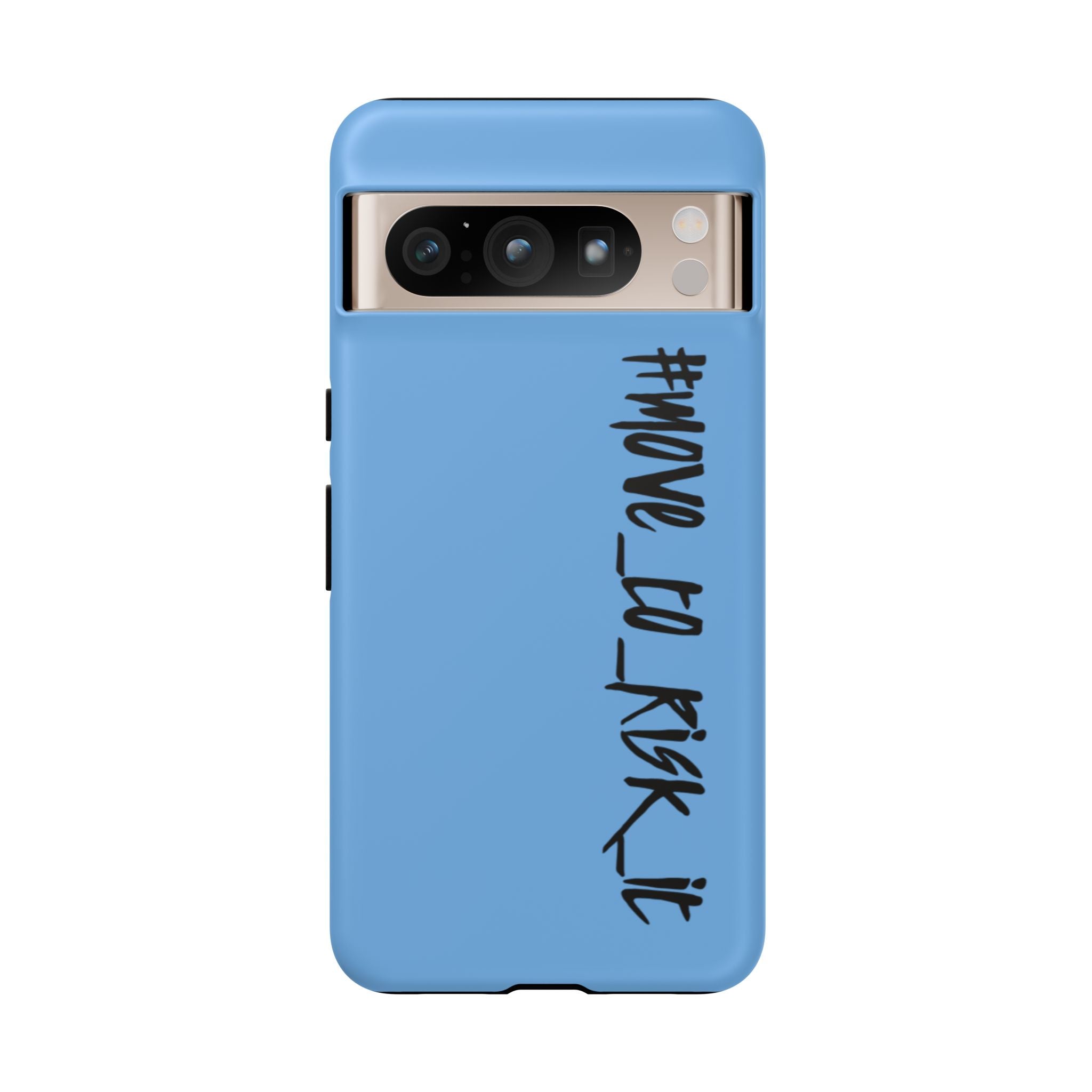 Coque rigide pour téléphone portable bleue