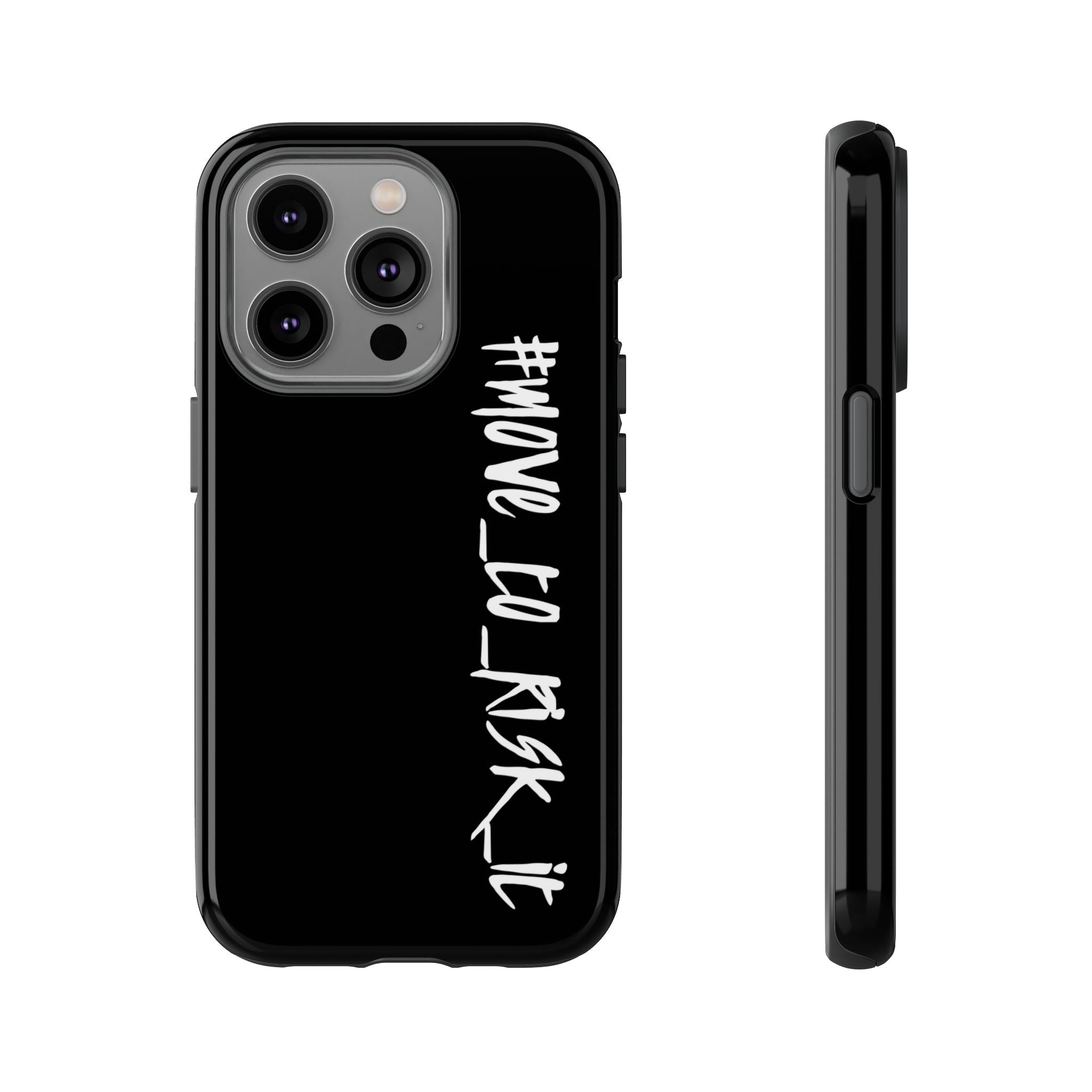 Coque rigide pour téléphone portable noir