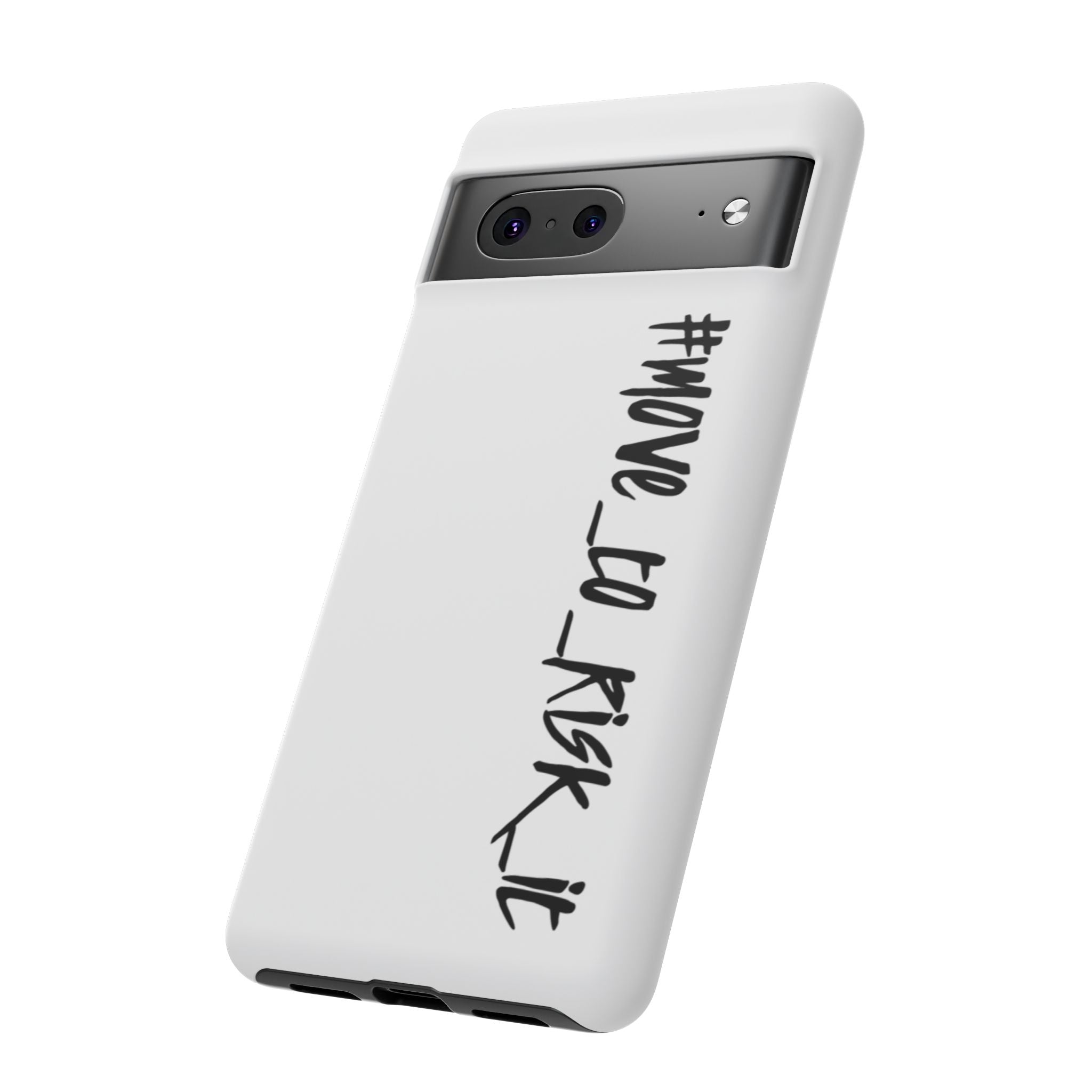 Coque rigide pour téléphone portable blanc