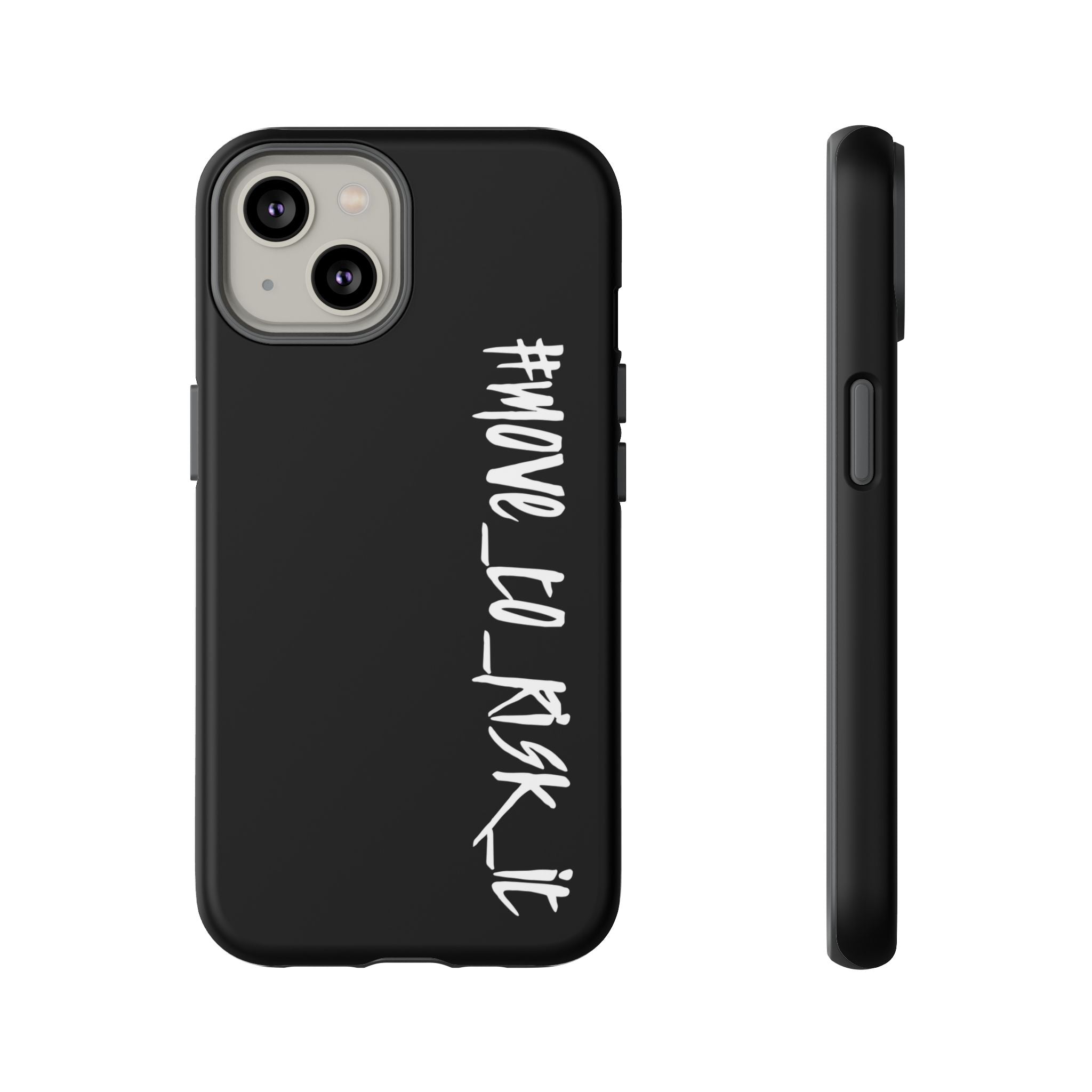 Coque rigide pour téléphone portable noir