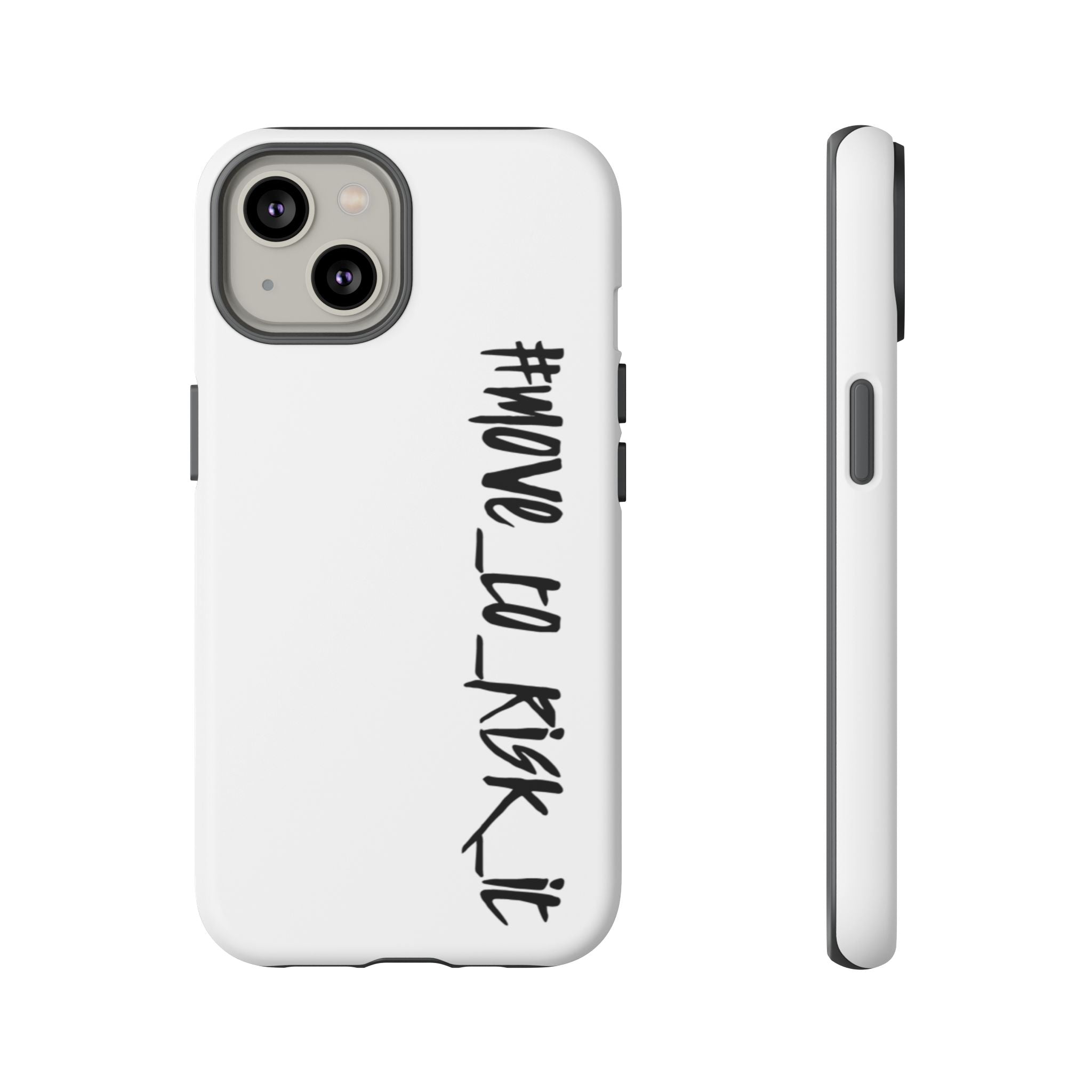 Coque rigide pour téléphone portable blanc