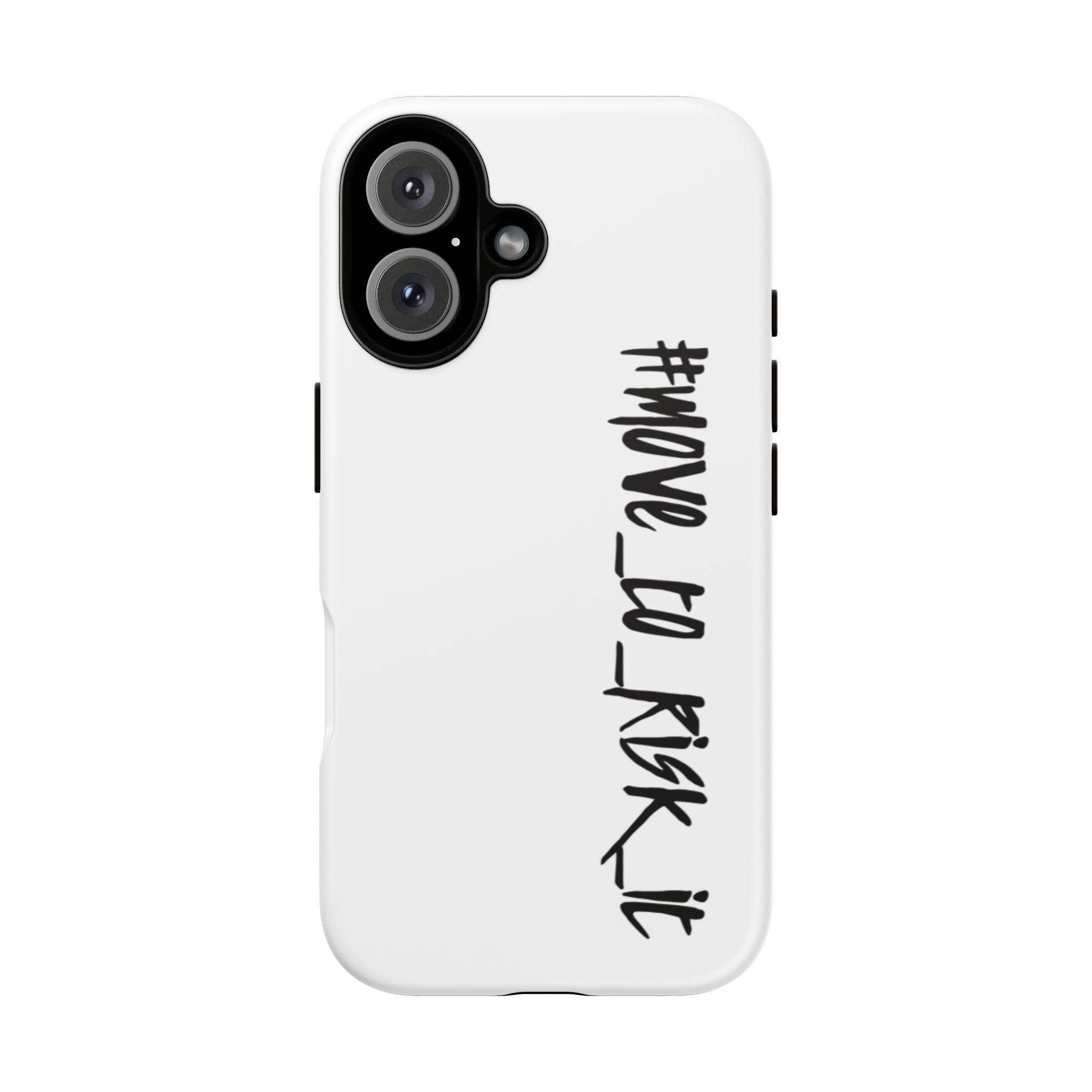 Coque rigide pour téléphone portable blanc