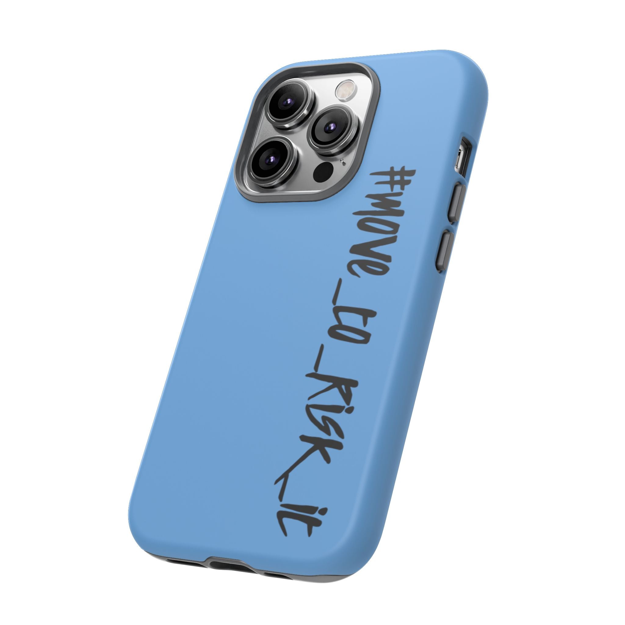 Coque rigide pour téléphone portable bleue