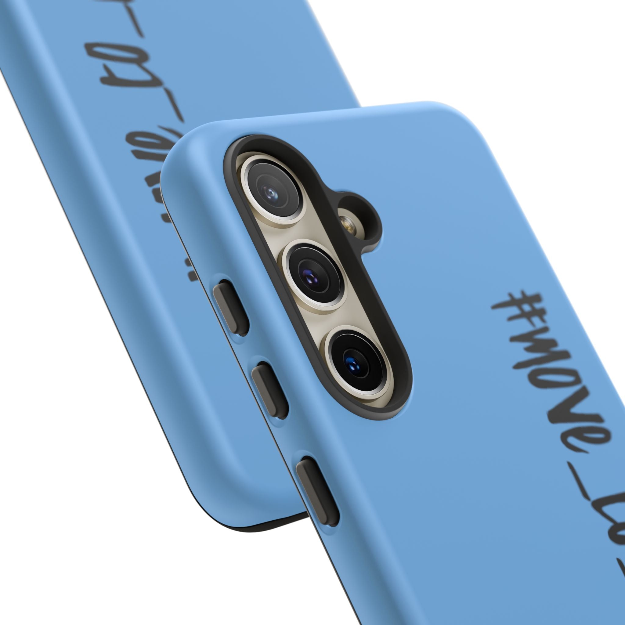 Coque rigide pour téléphone portable bleue