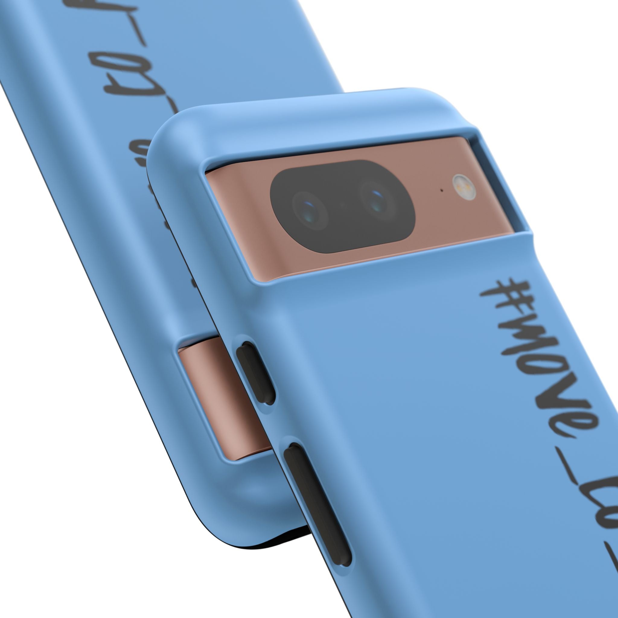 Coque rigide pour téléphone portable bleue