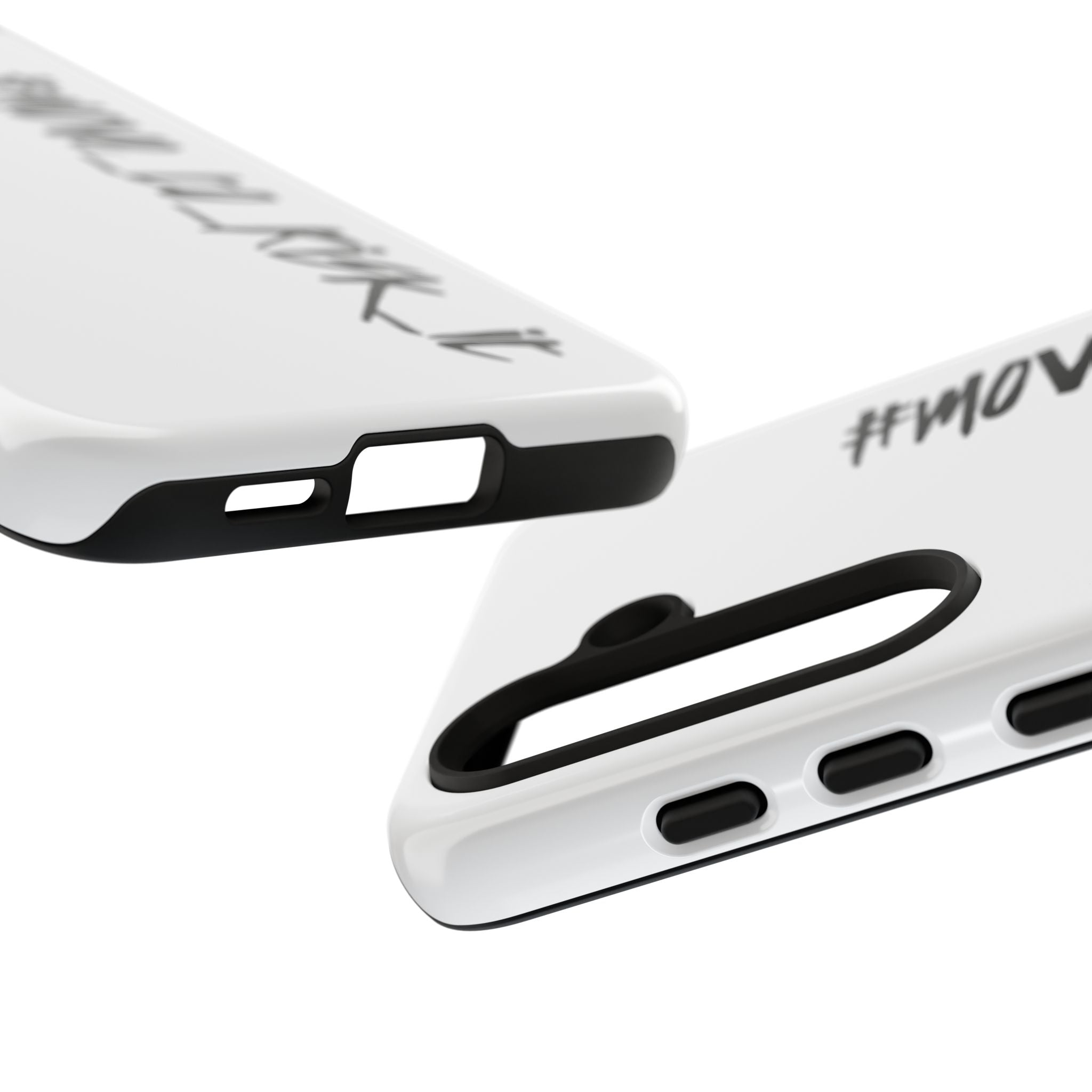 Coque rigide pour téléphone portable blanc