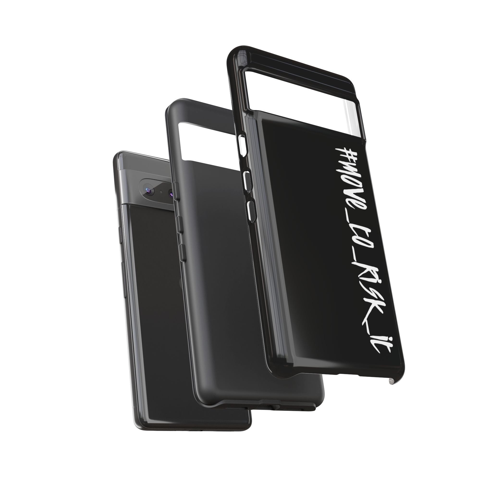 Coque rigide pour téléphone portable noir