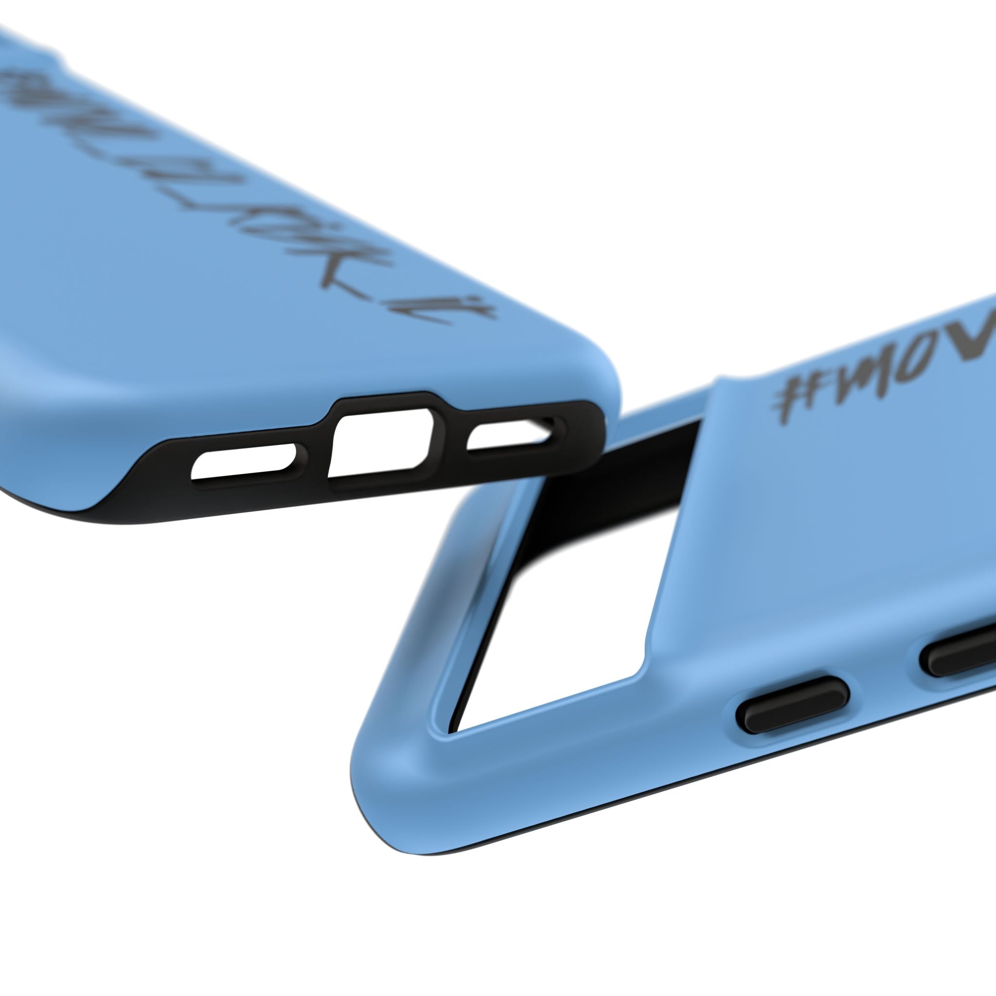 Coque rigide pour téléphone portable bleue