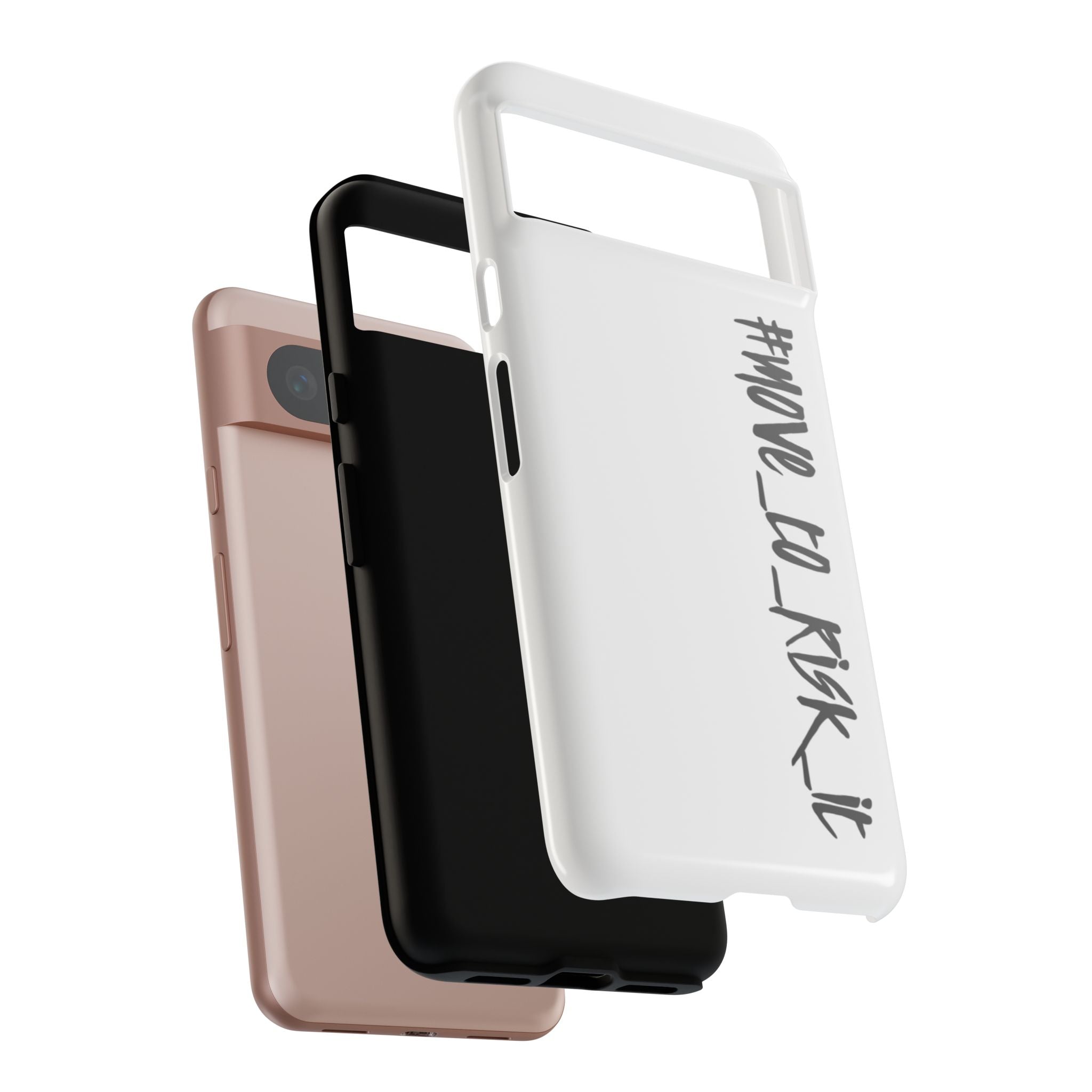 Coque rigide pour téléphone portable blanc