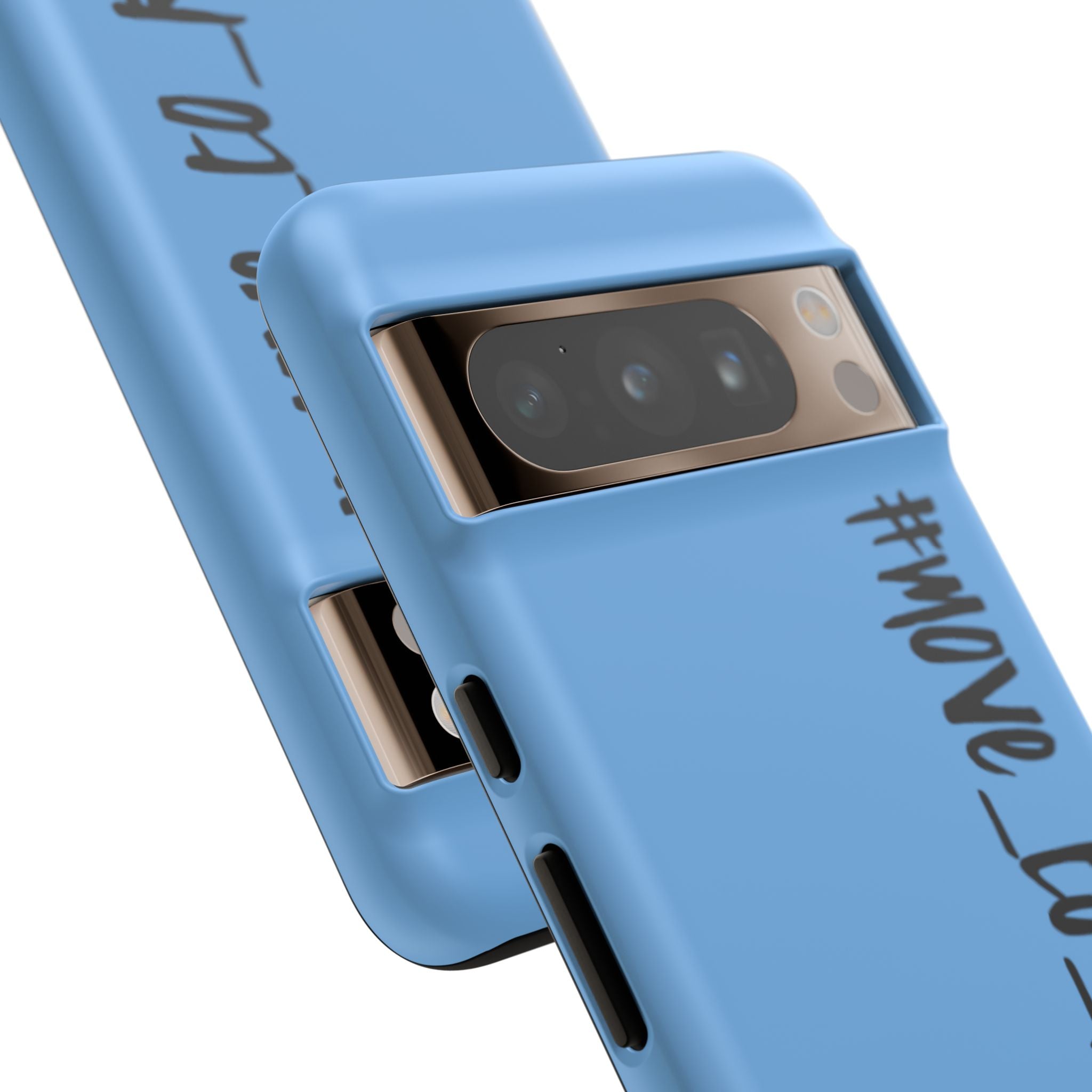 Coque rigide pour téléphone portable bleue