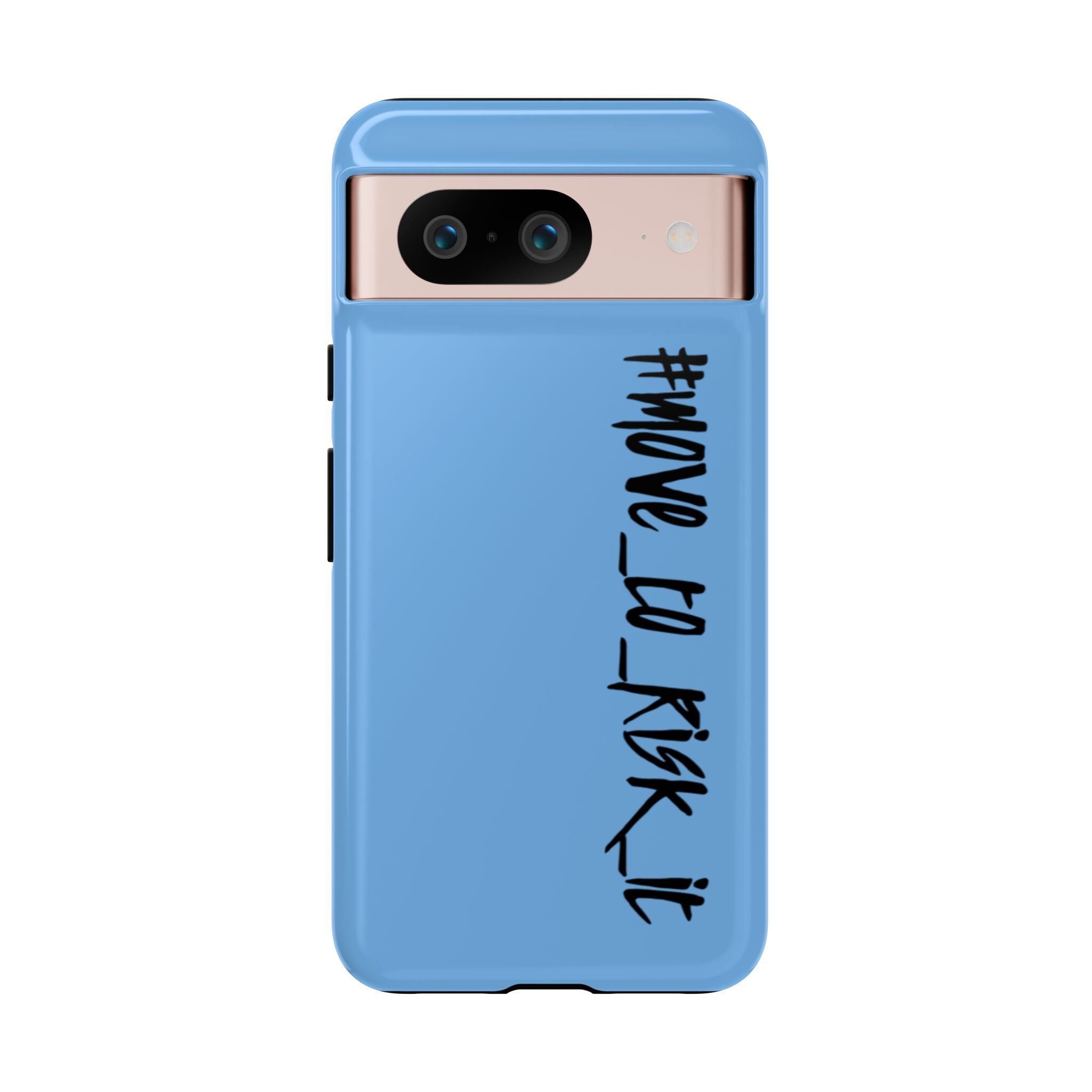 Coque rigide pour téléphone portable bleue