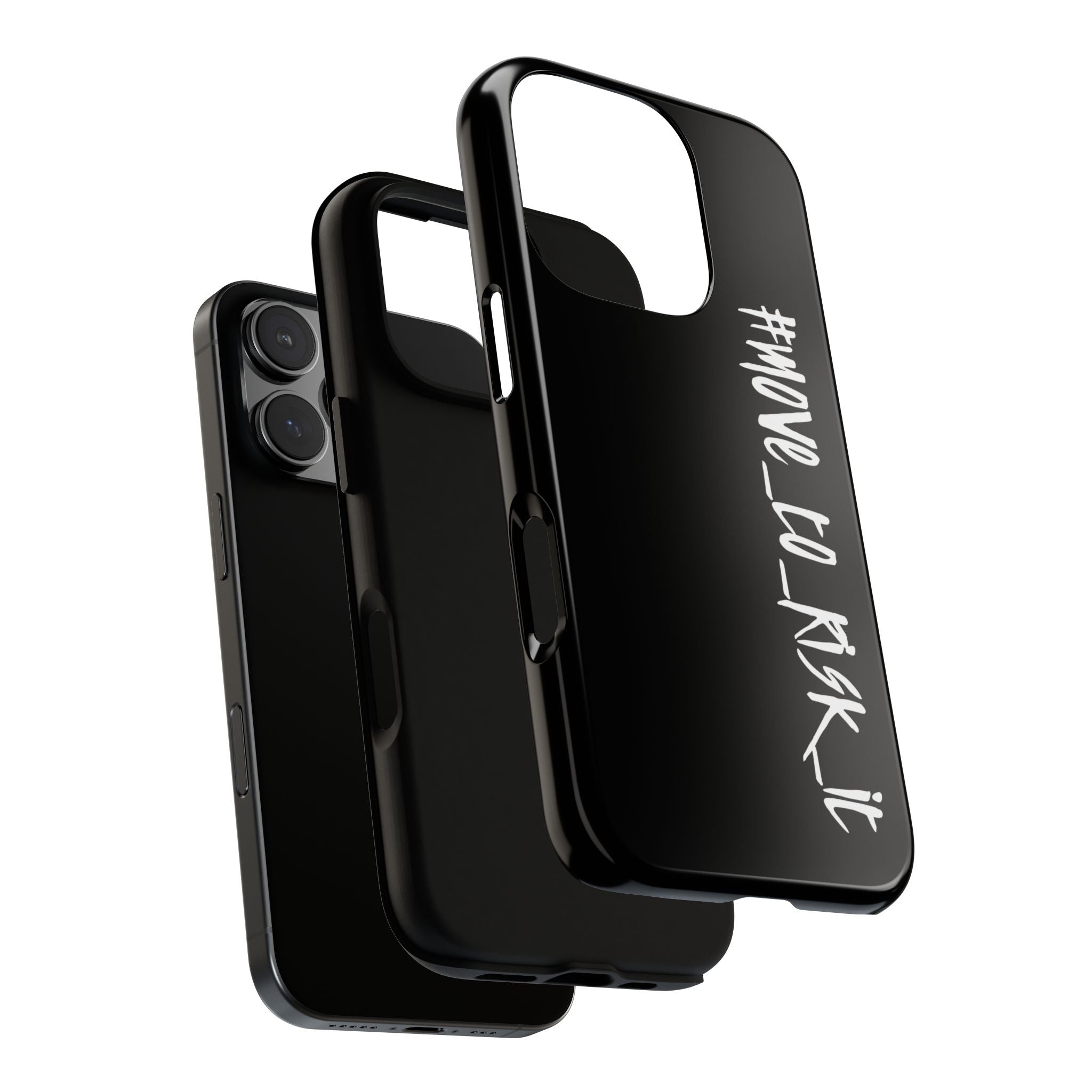 Coque rigide pour téléphone portable noir