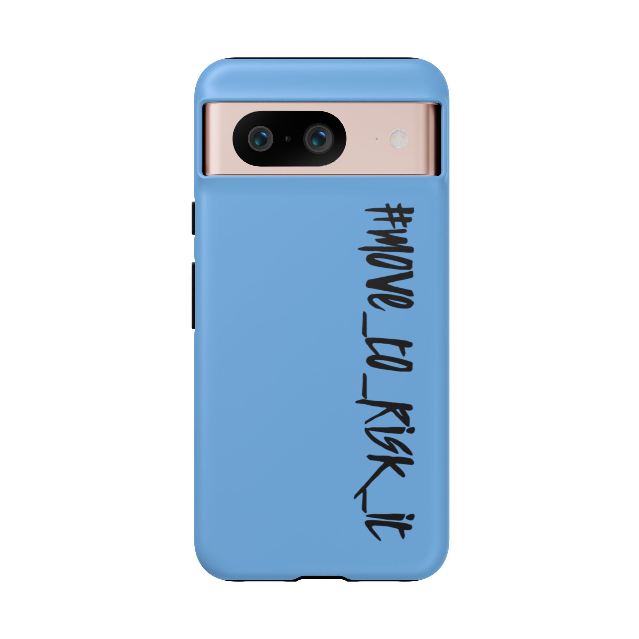 Coque rigide pour téléphone portable bleue