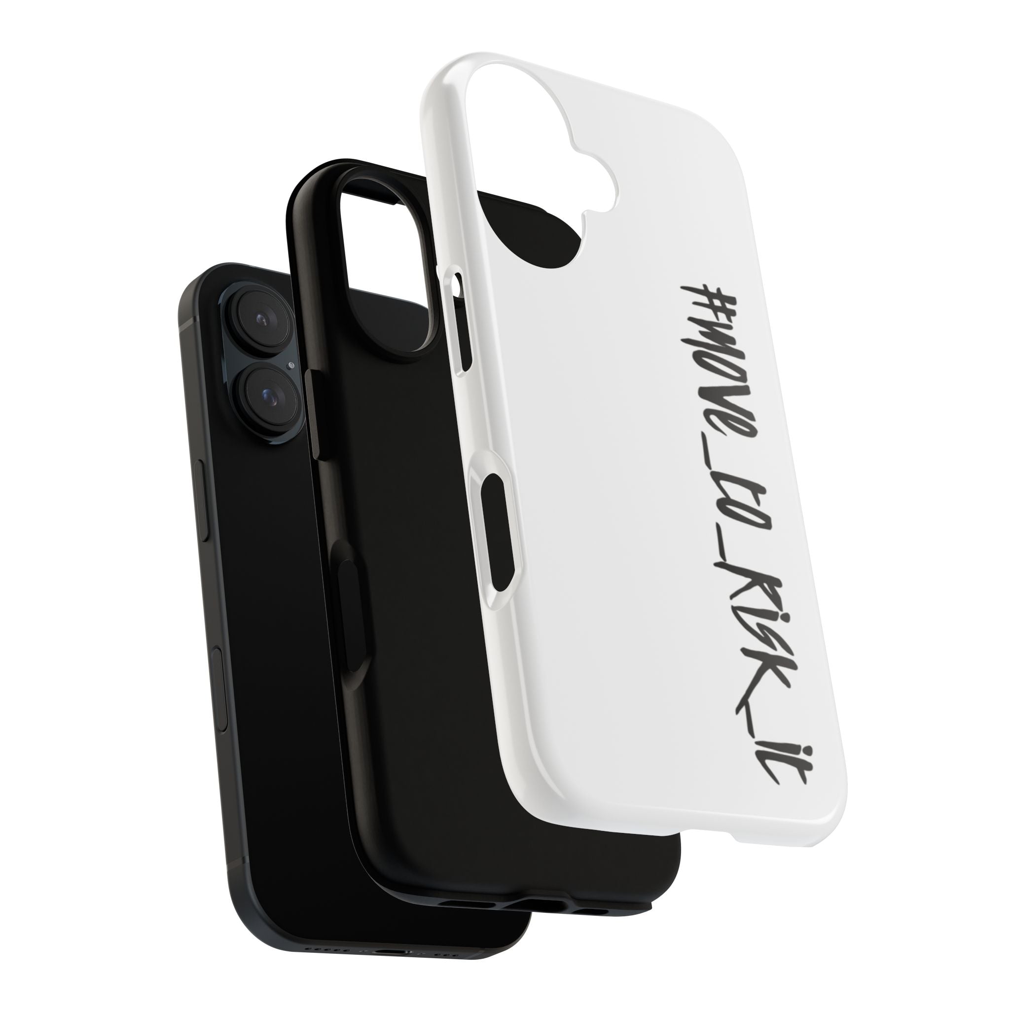 Coque rigide pour téléphone portable blanc