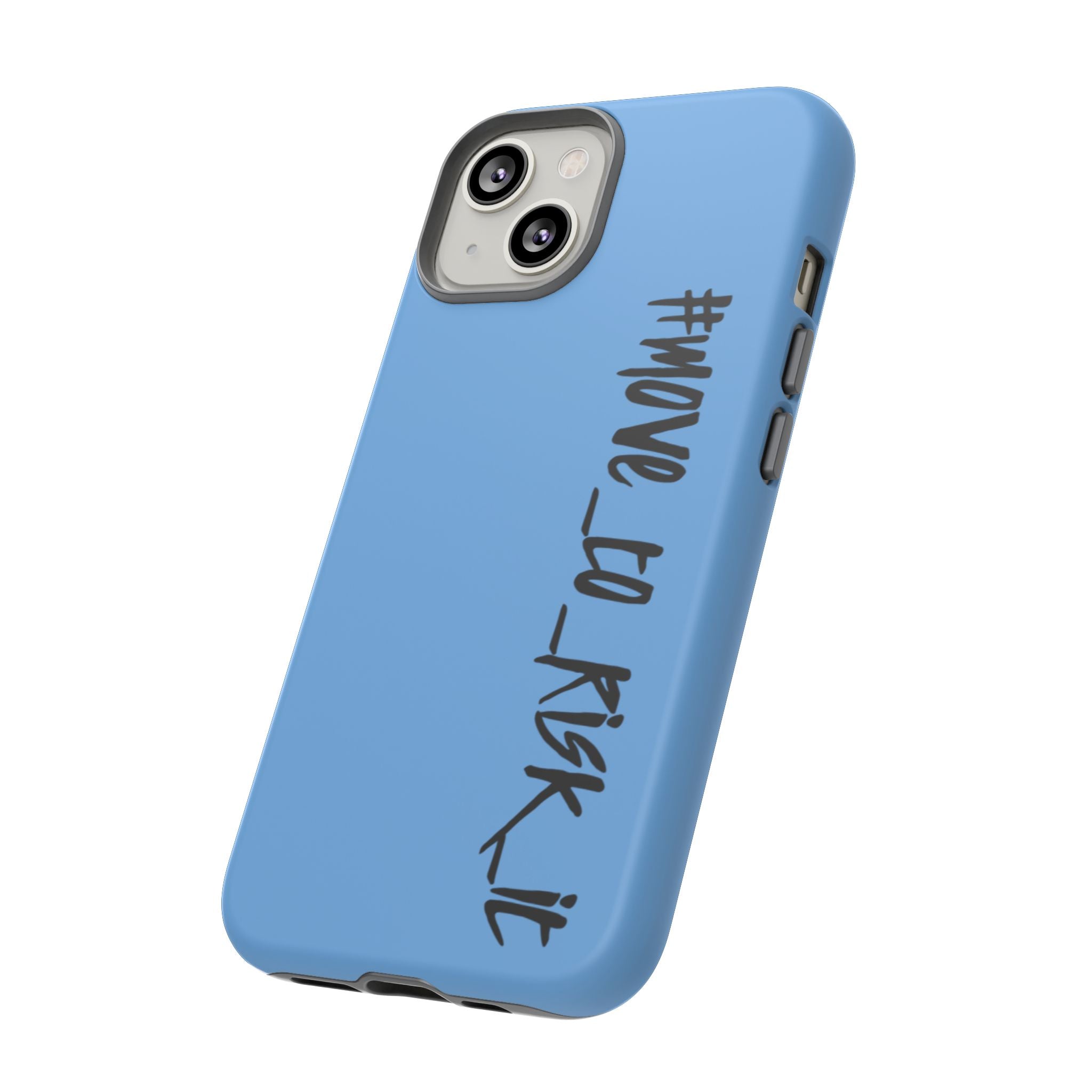 Coque rigide pour téléphone portable bleue