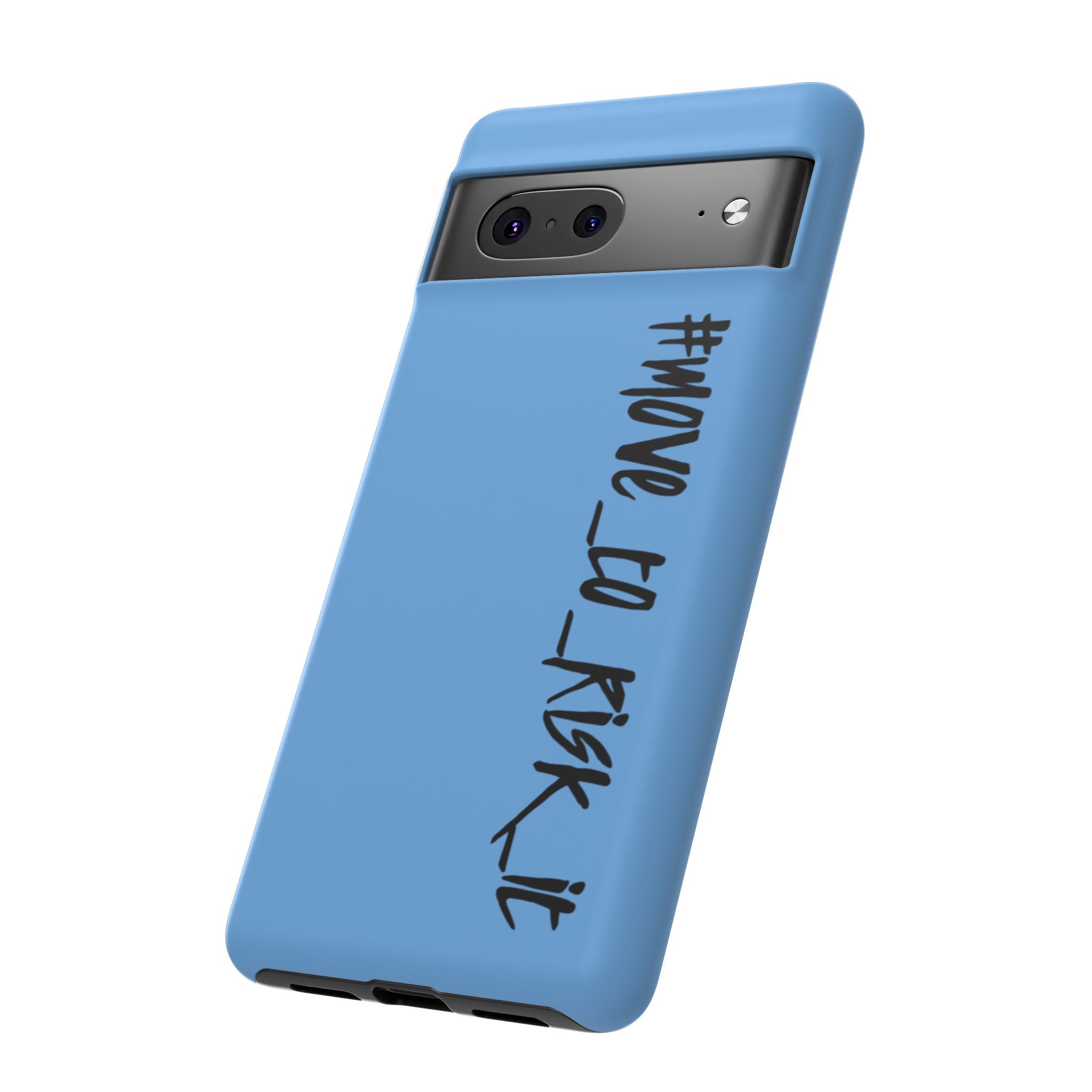 Coque rigide pour téléphone portable bleue