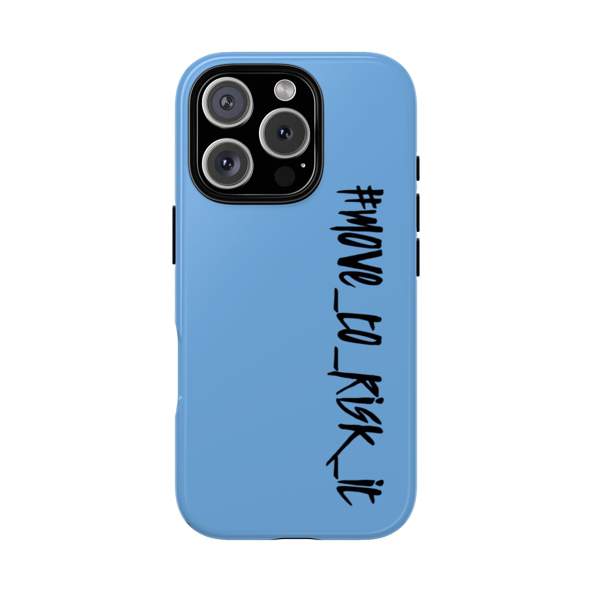 Coque rigide pour téléphone portable bleue