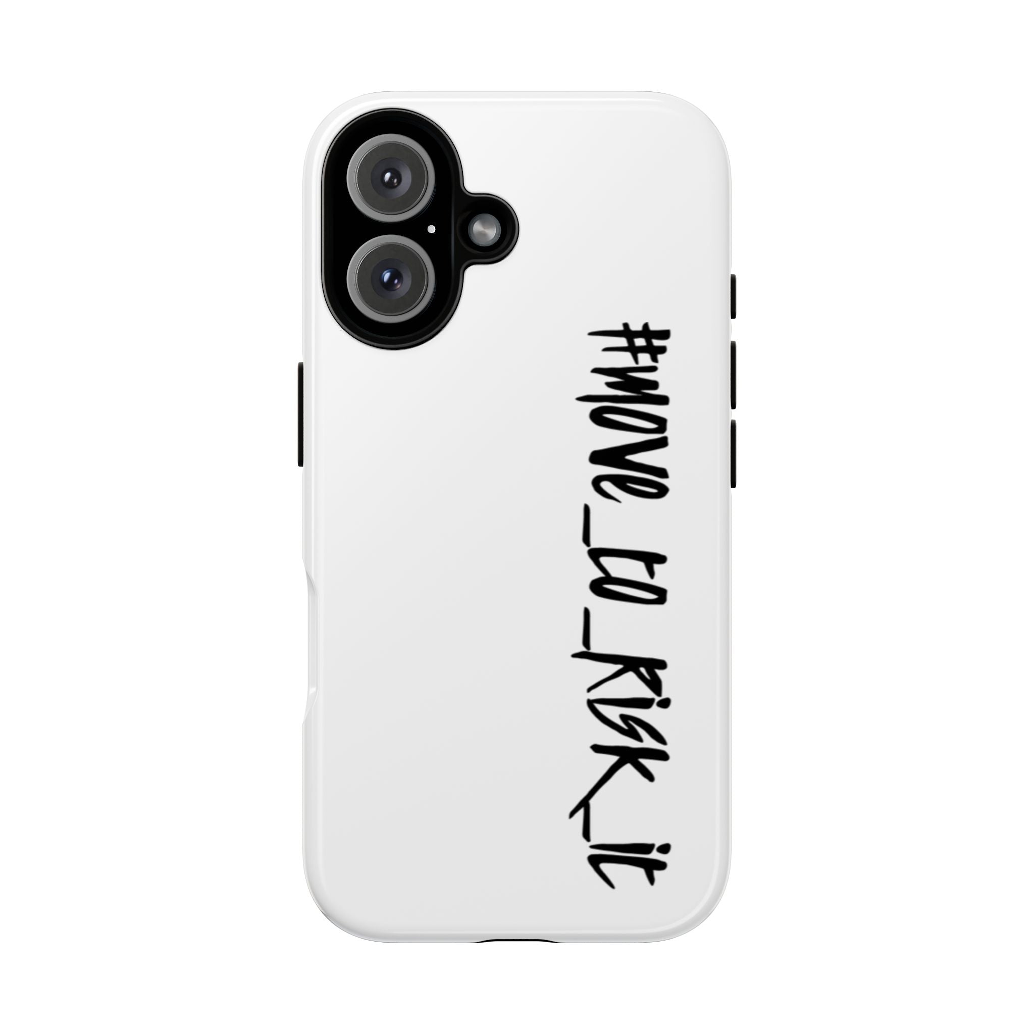 Coque rigide pour téléphone portable blanc