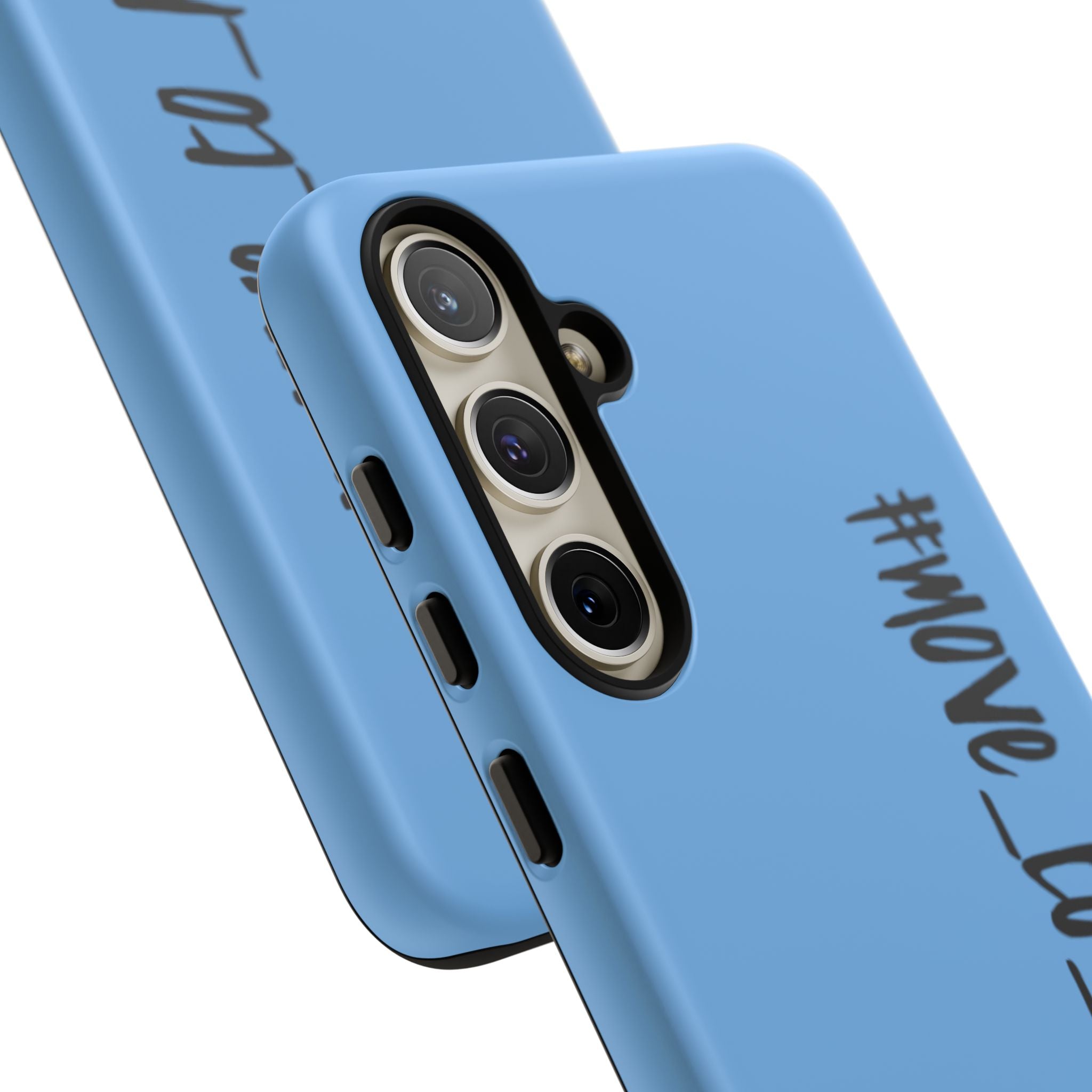 Coque rigide pour téléphone portable bleue