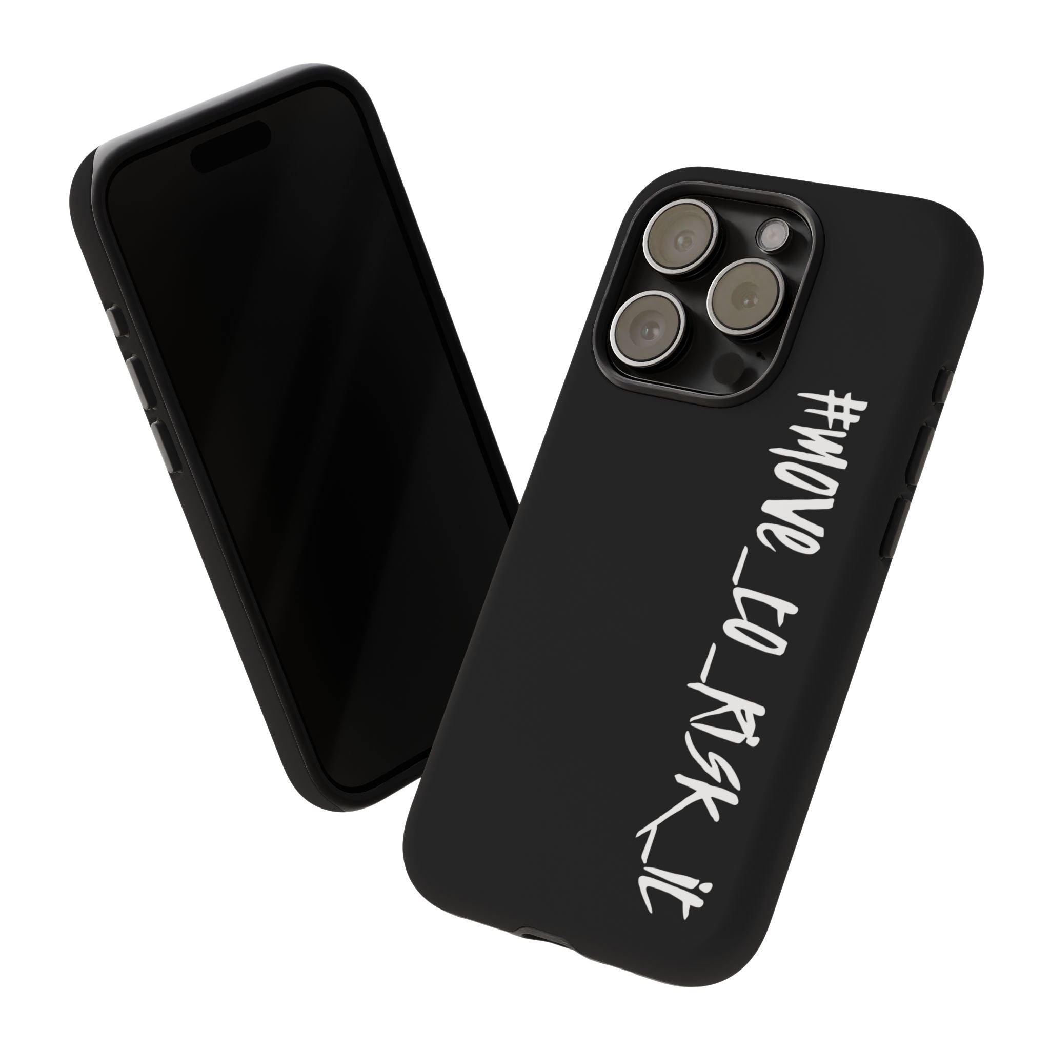 Coque rigide pour téléphone portable noir