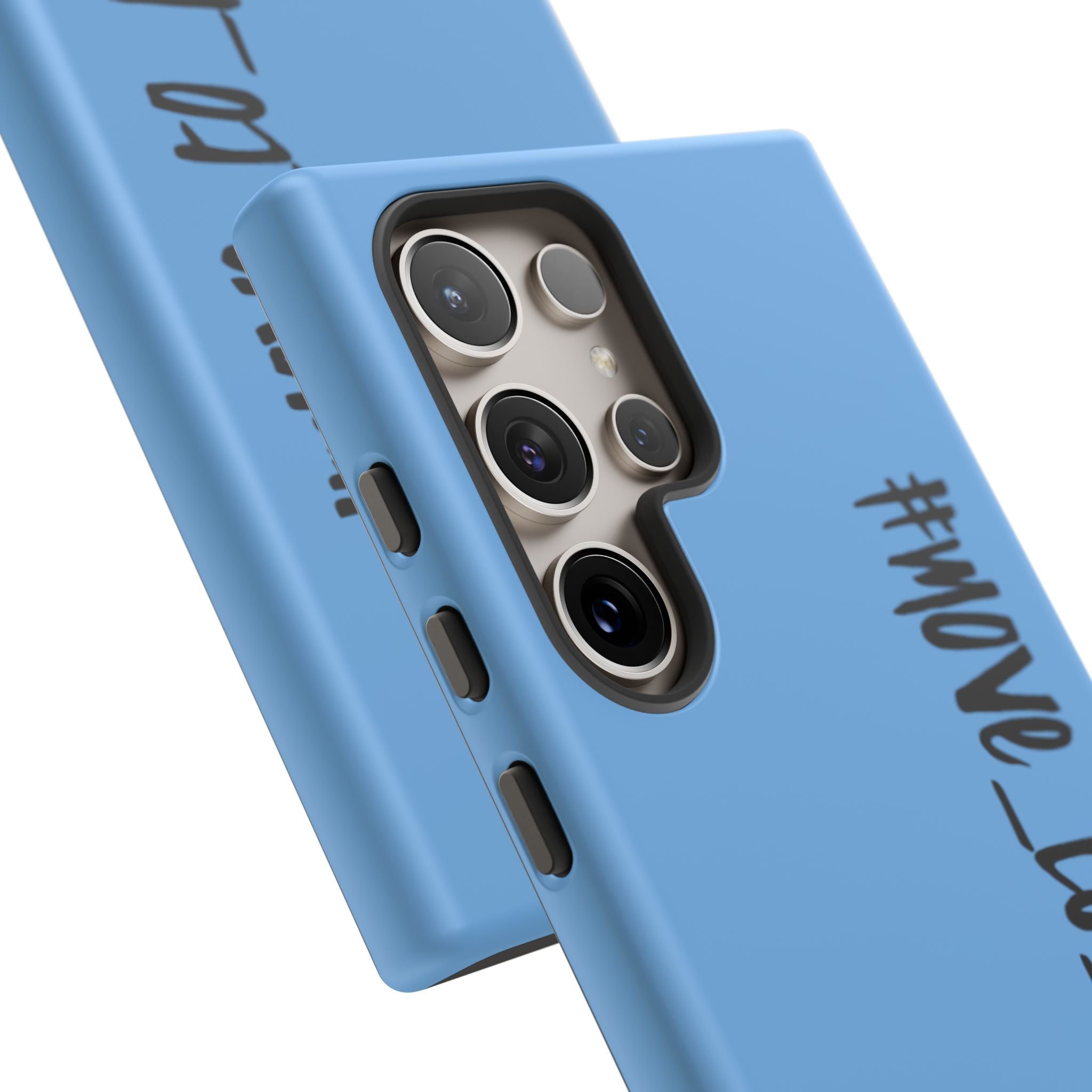 Coque rigide pour téléphone portable bleue