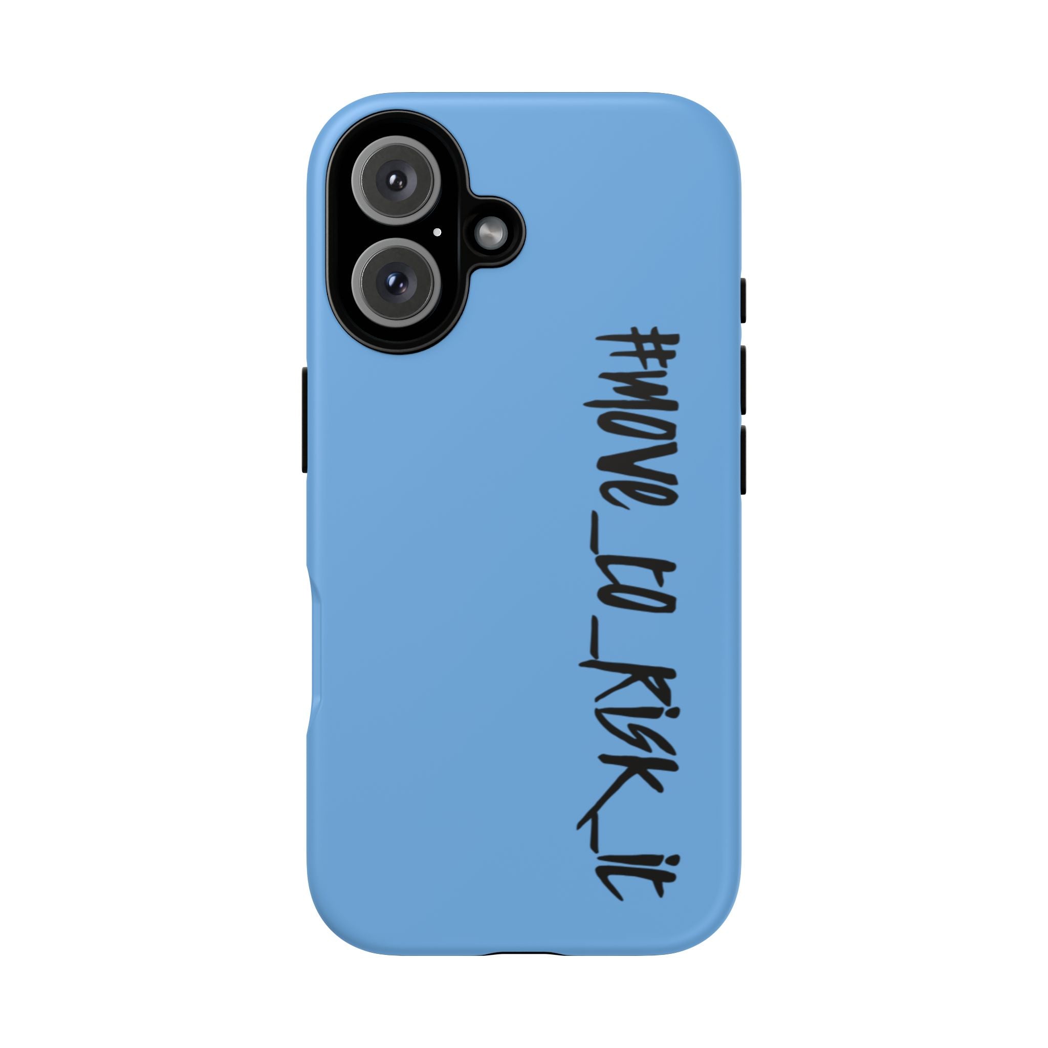 Coque rigide pour téléphone portable bleue