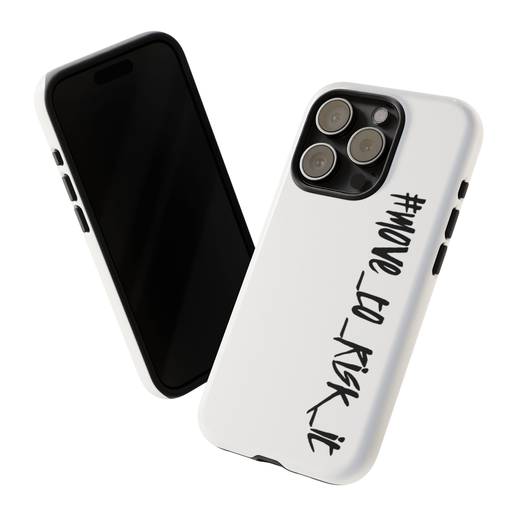 Coque rigide pour téléphone portable blanc