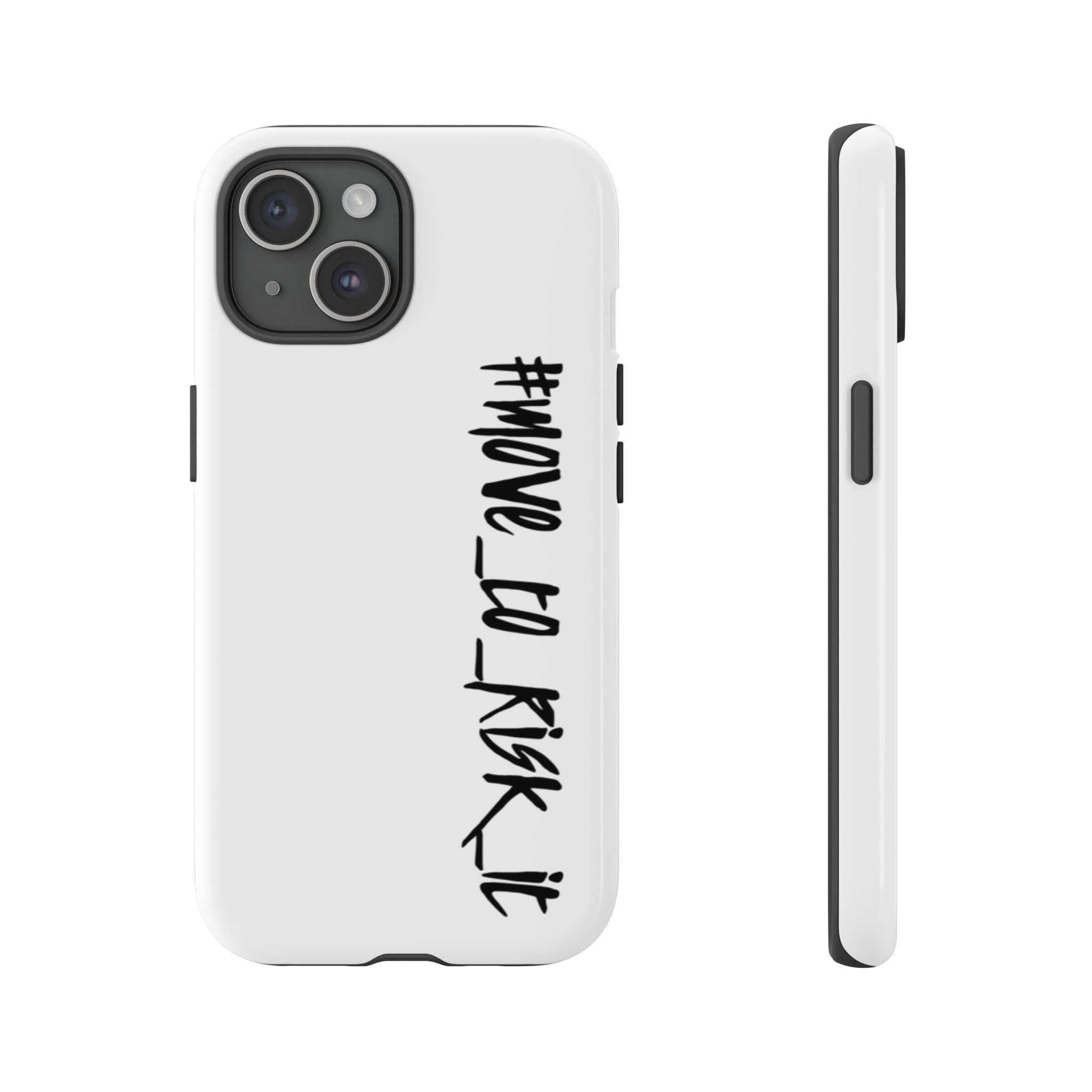 Coque rigide pour téléphone portable blanc