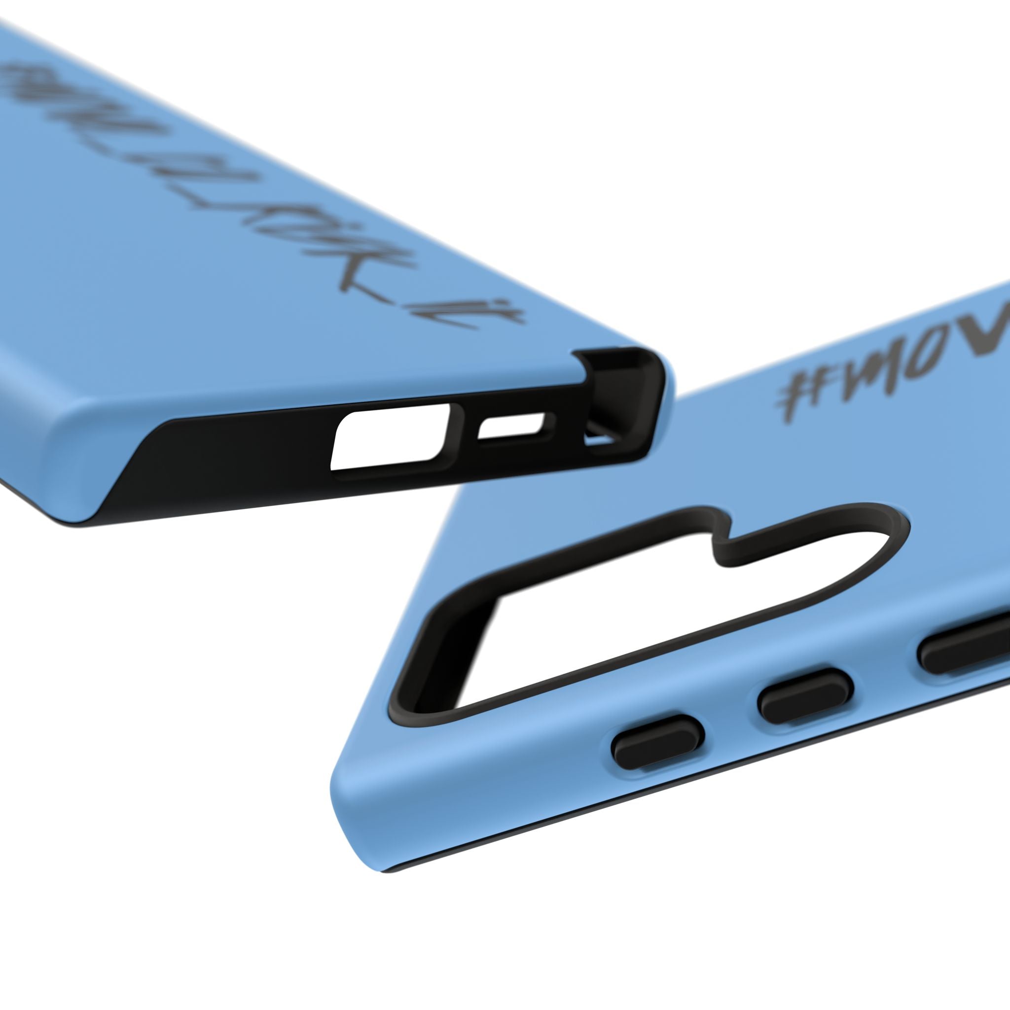 Coque rigide pour téléphone portable bleue