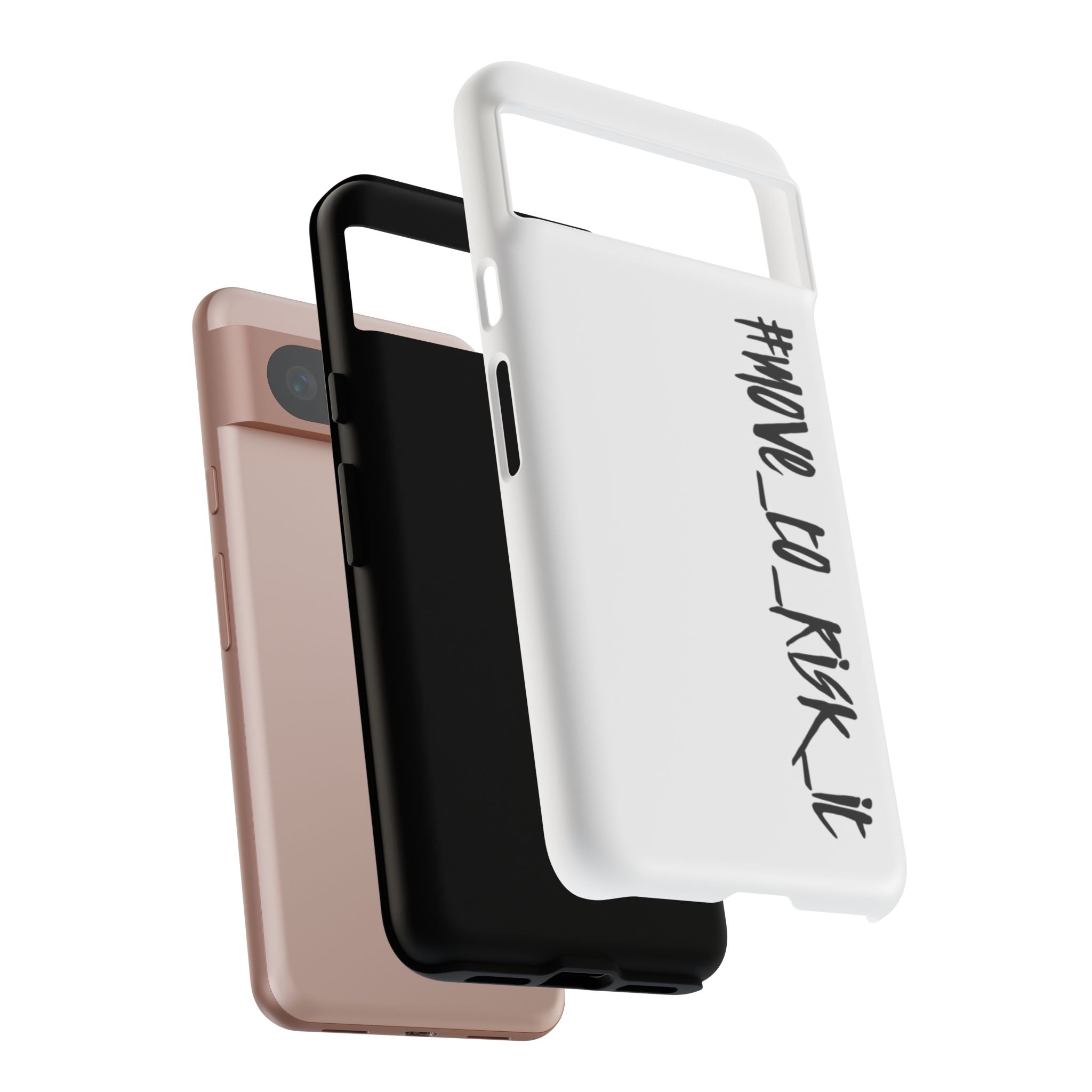 Coque rigide pour téléphone portable blanc