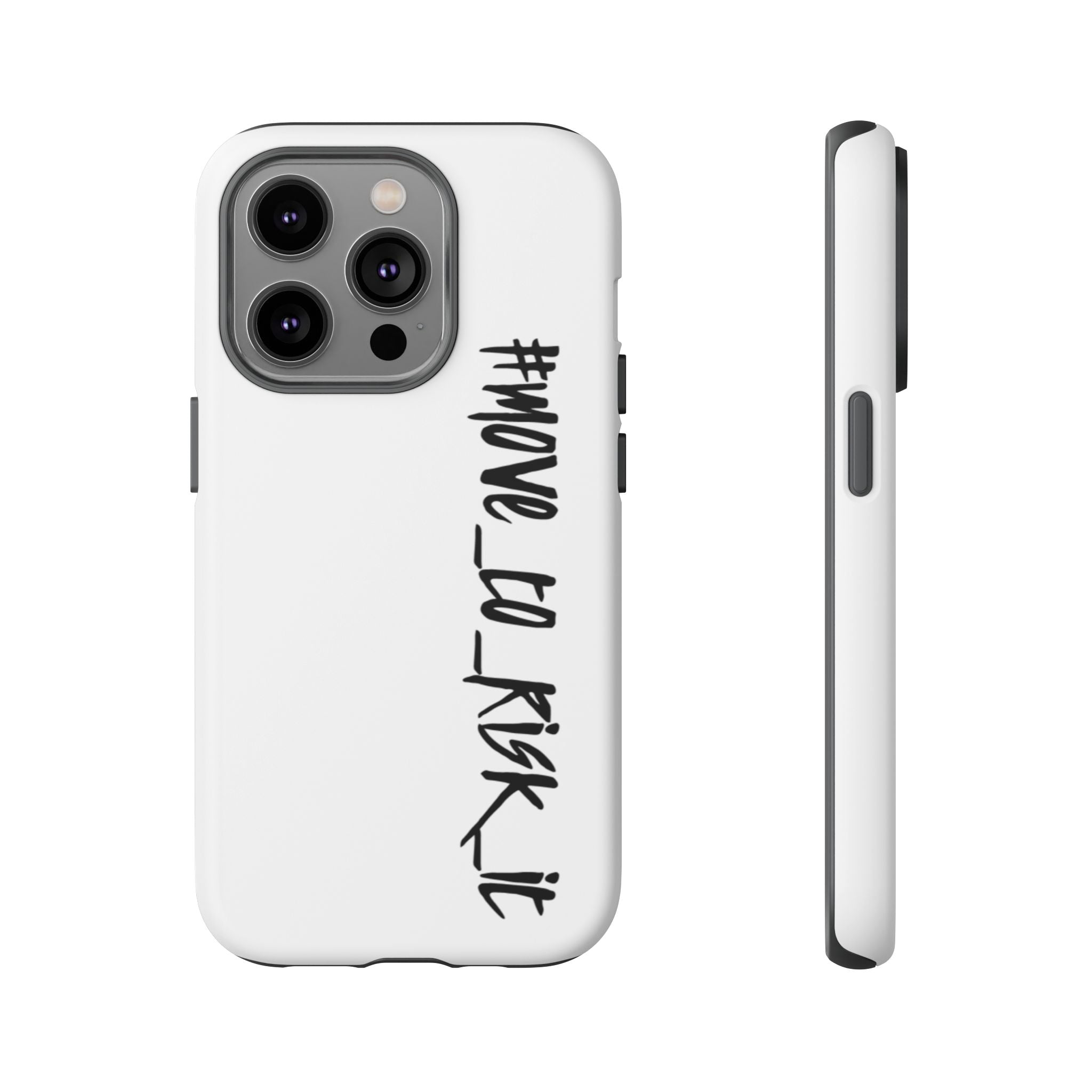 Coque rigide pour téléphone portable blanc