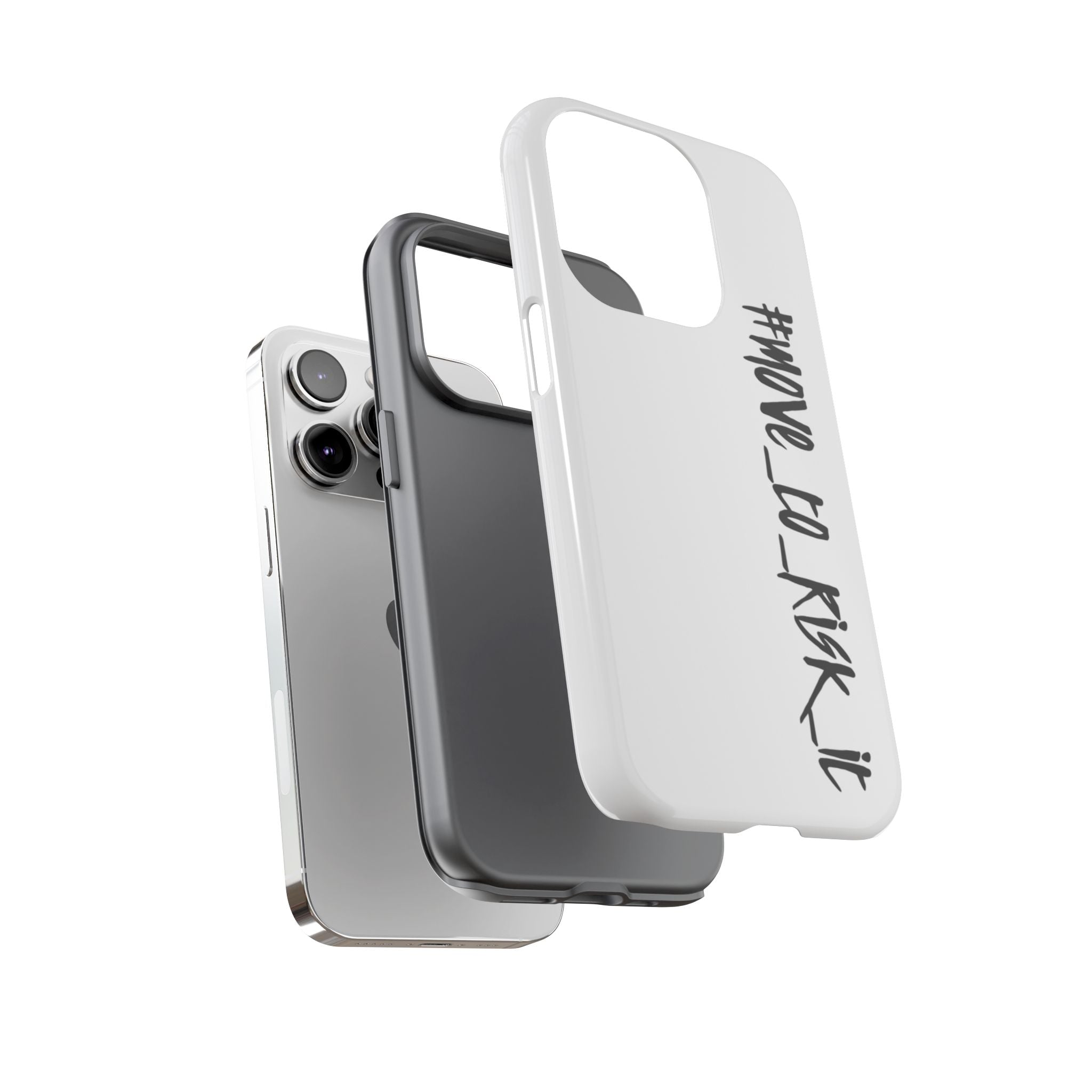 Coque rigide pour téléphone portable blanc