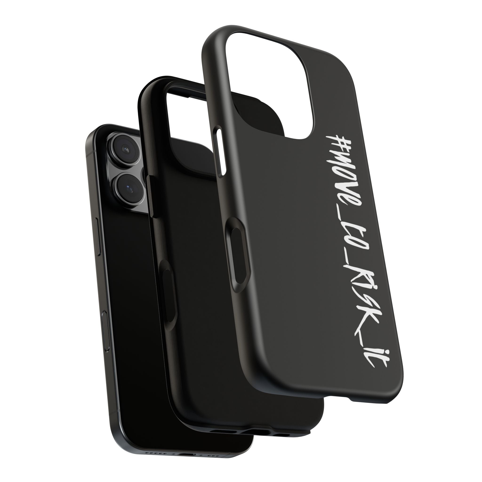 Coque rigide pour téléphone portable noir