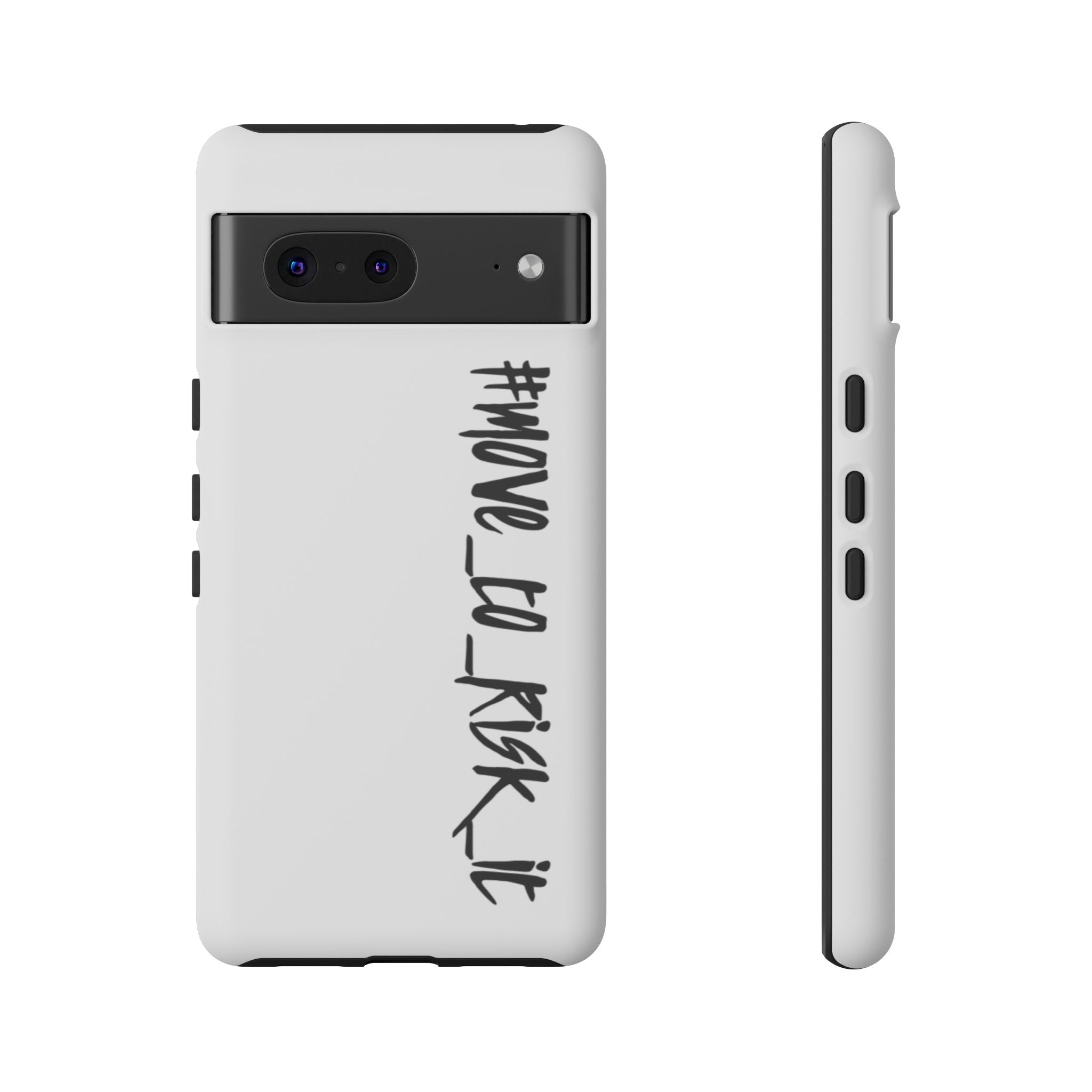 Coque rigide pour téléphone portable blanc