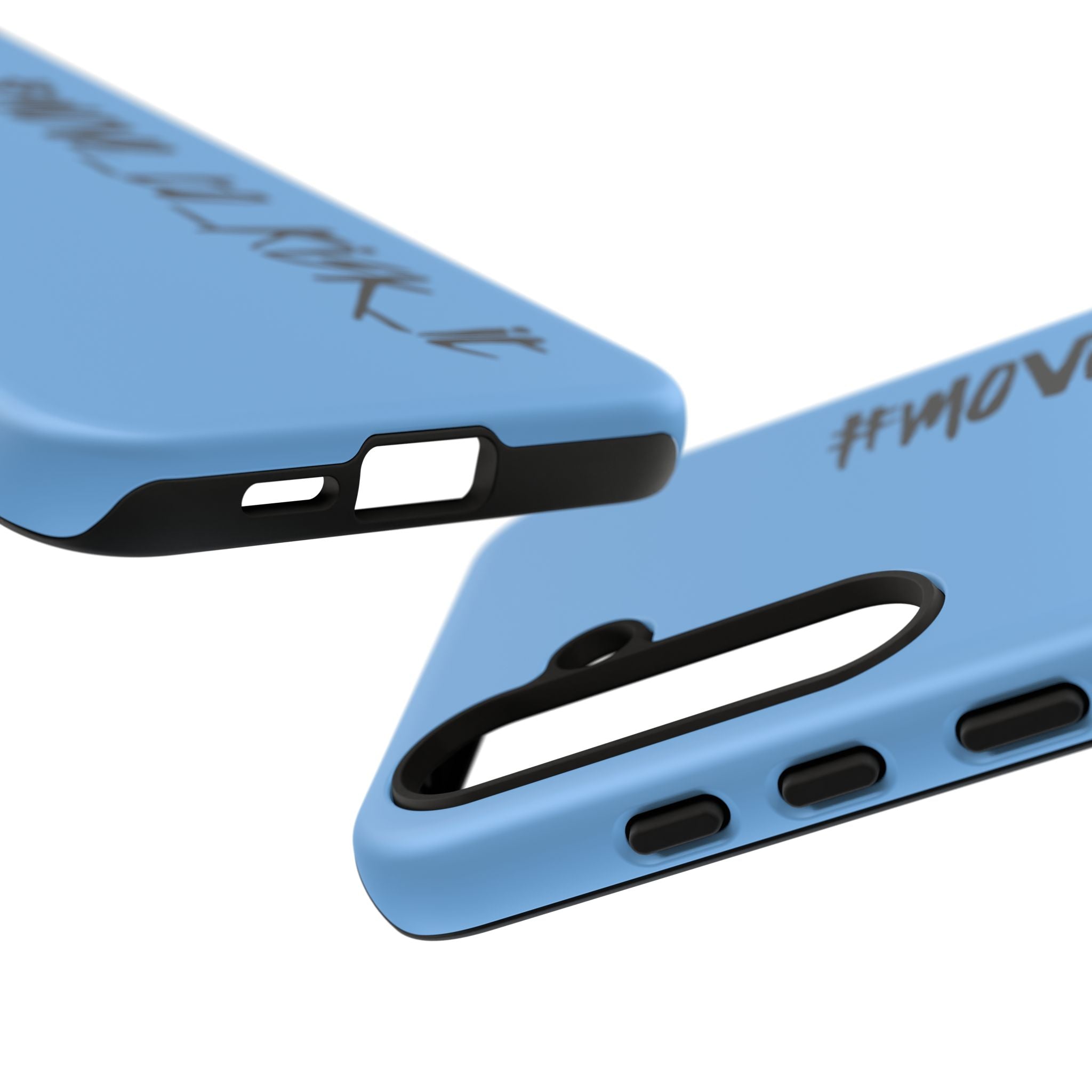 Coque rigide pour téléphone portable bleue