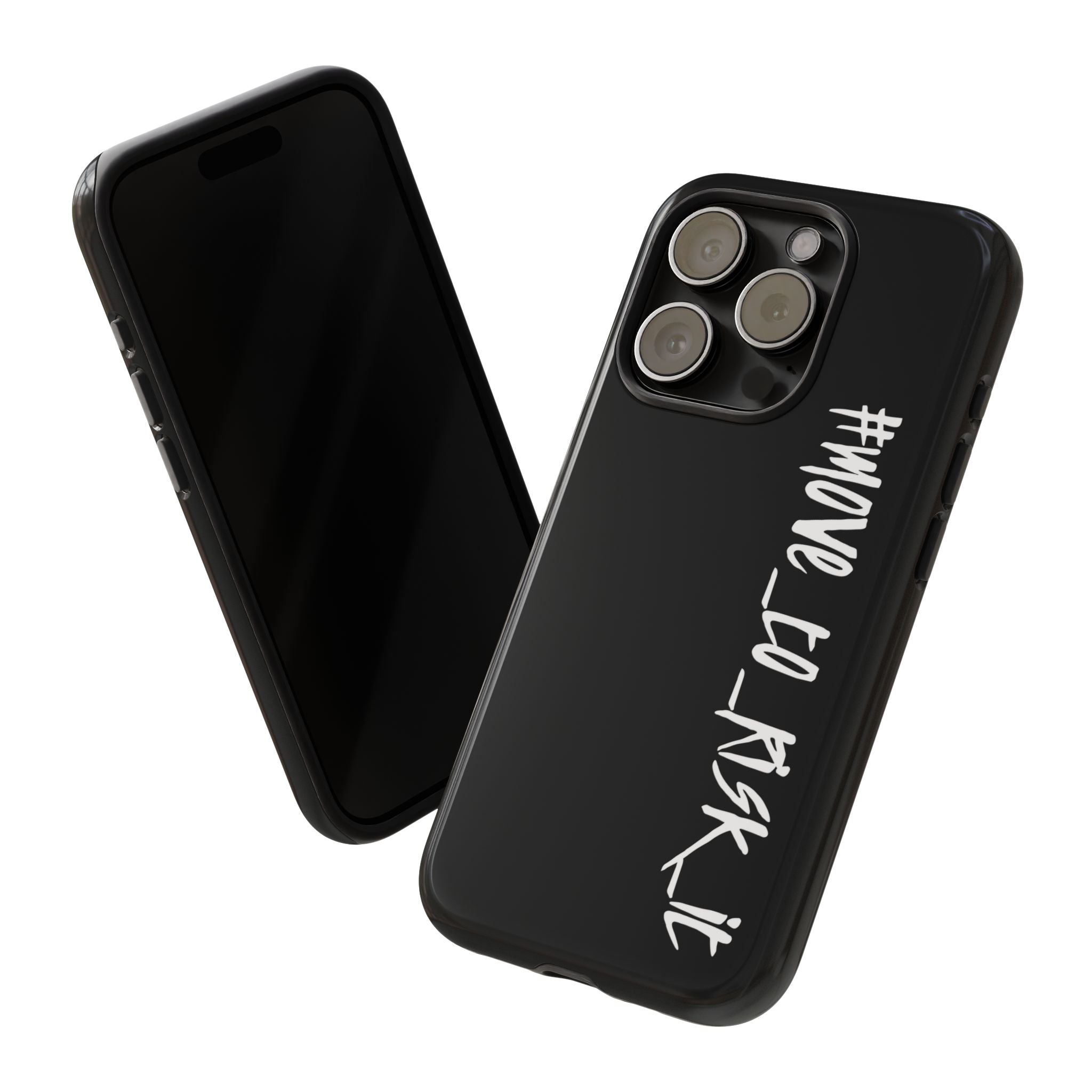 Coque rigide pour téléphone portable noir