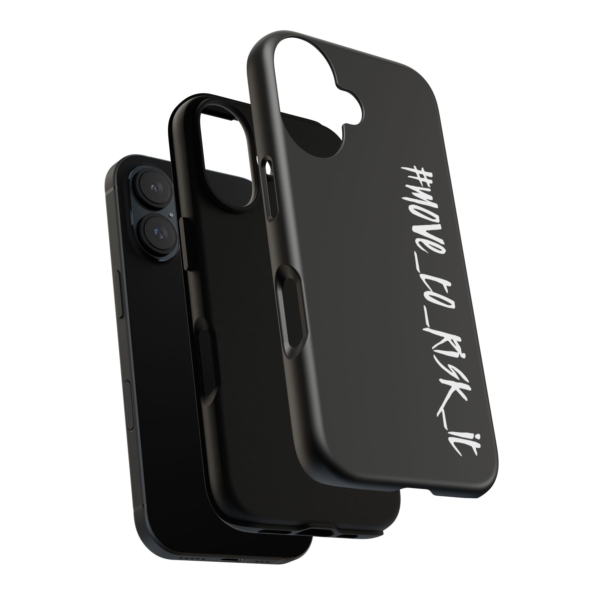 Coque rigide pour téléphone portable noir