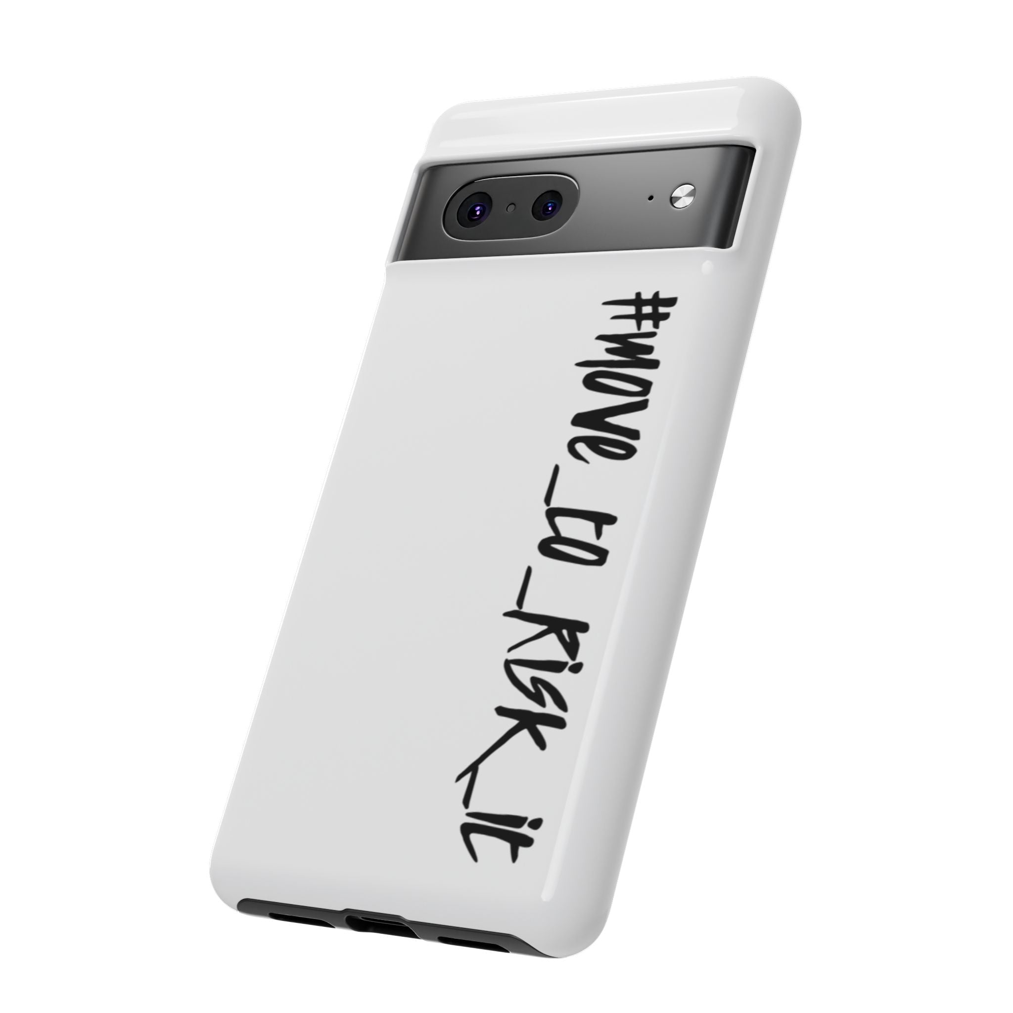 Coque rigide pour téléphone portable blanc