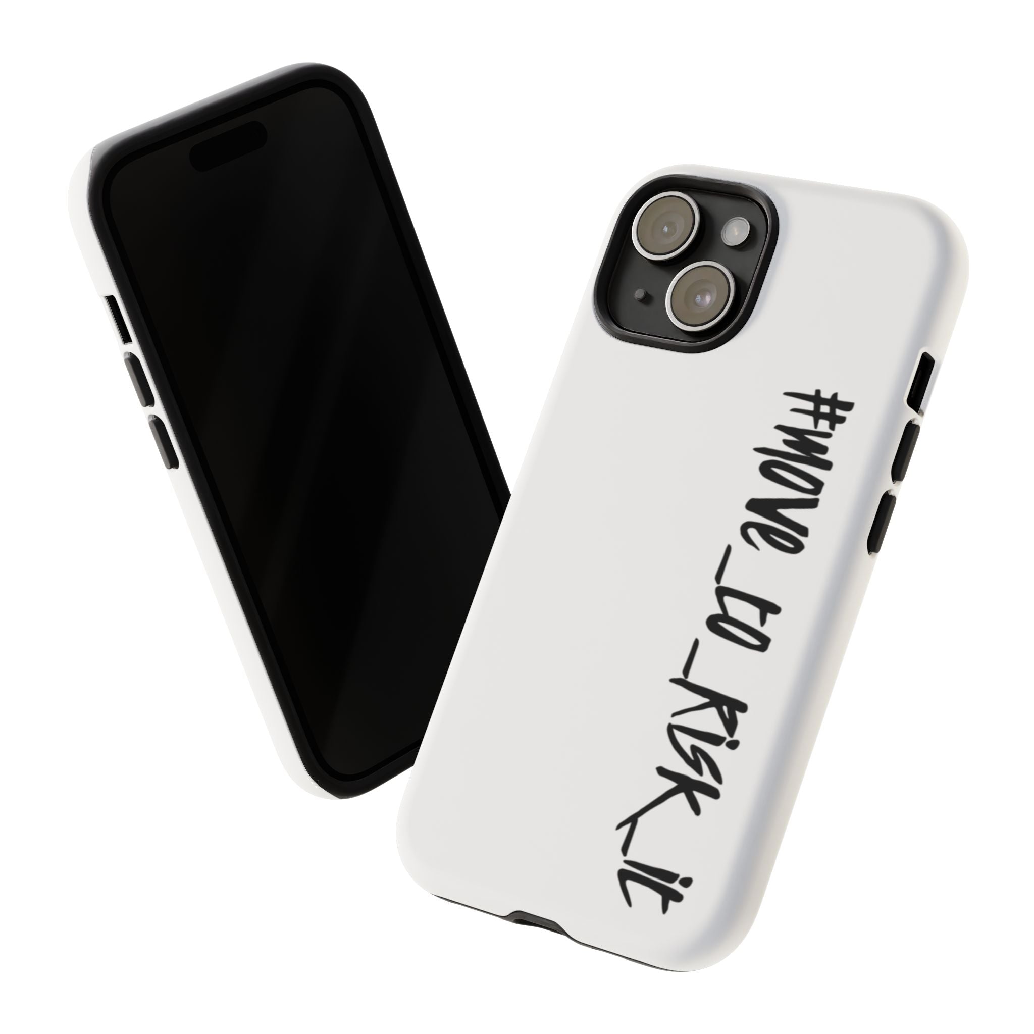 Coque rigide pour téléphone portable blanc