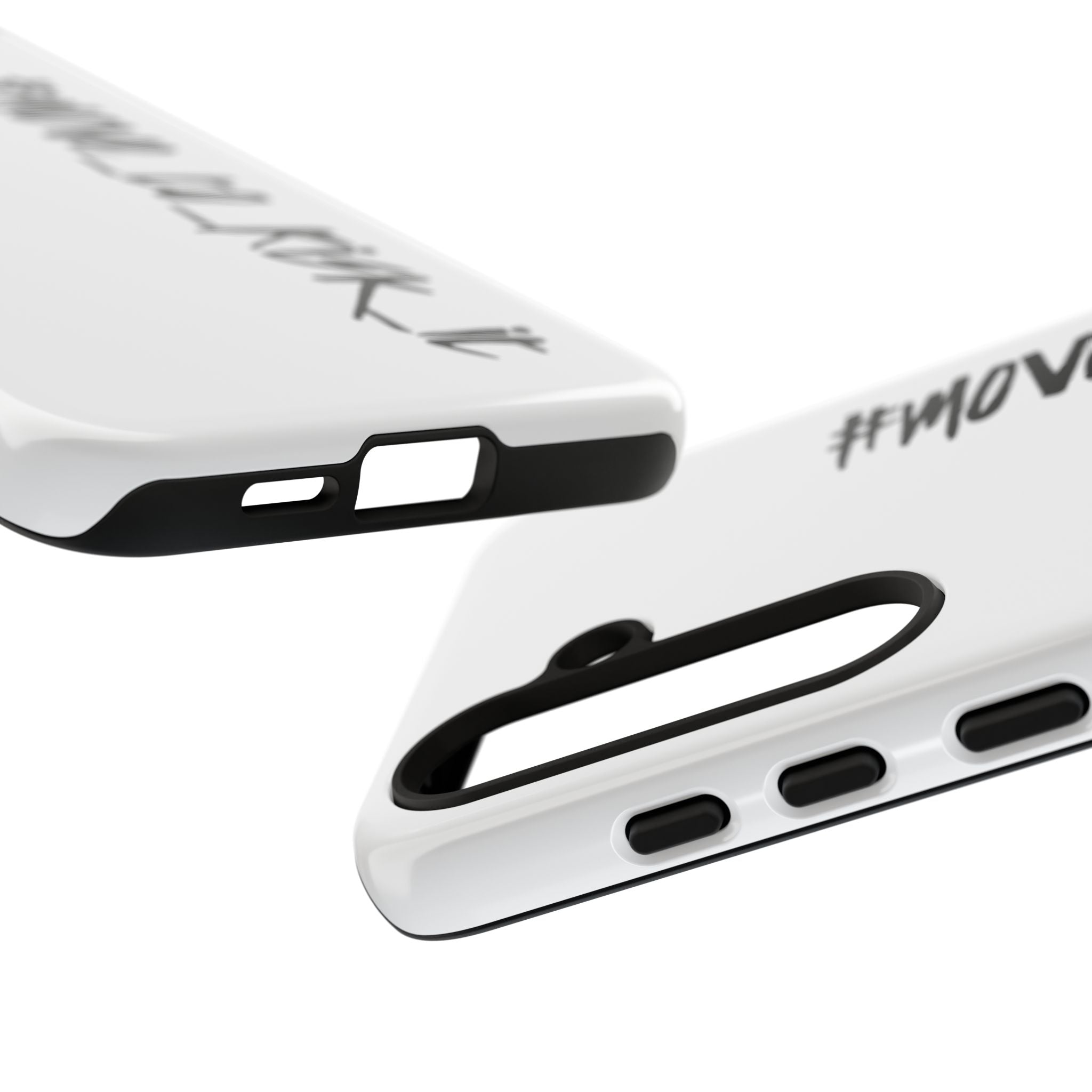 Coque rigide pour téléphone portable blanc