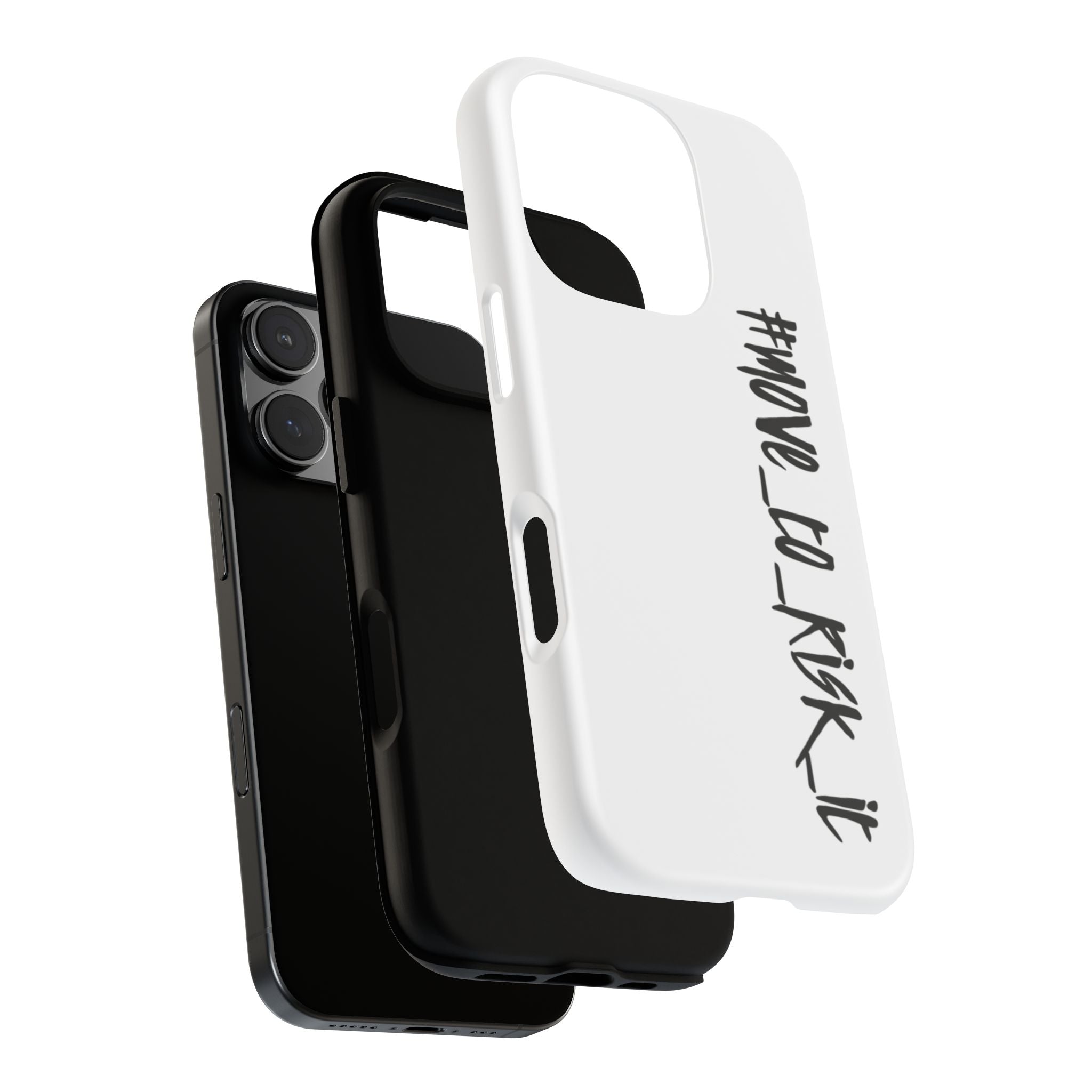 Coque rigide pour téléphone portable blanc