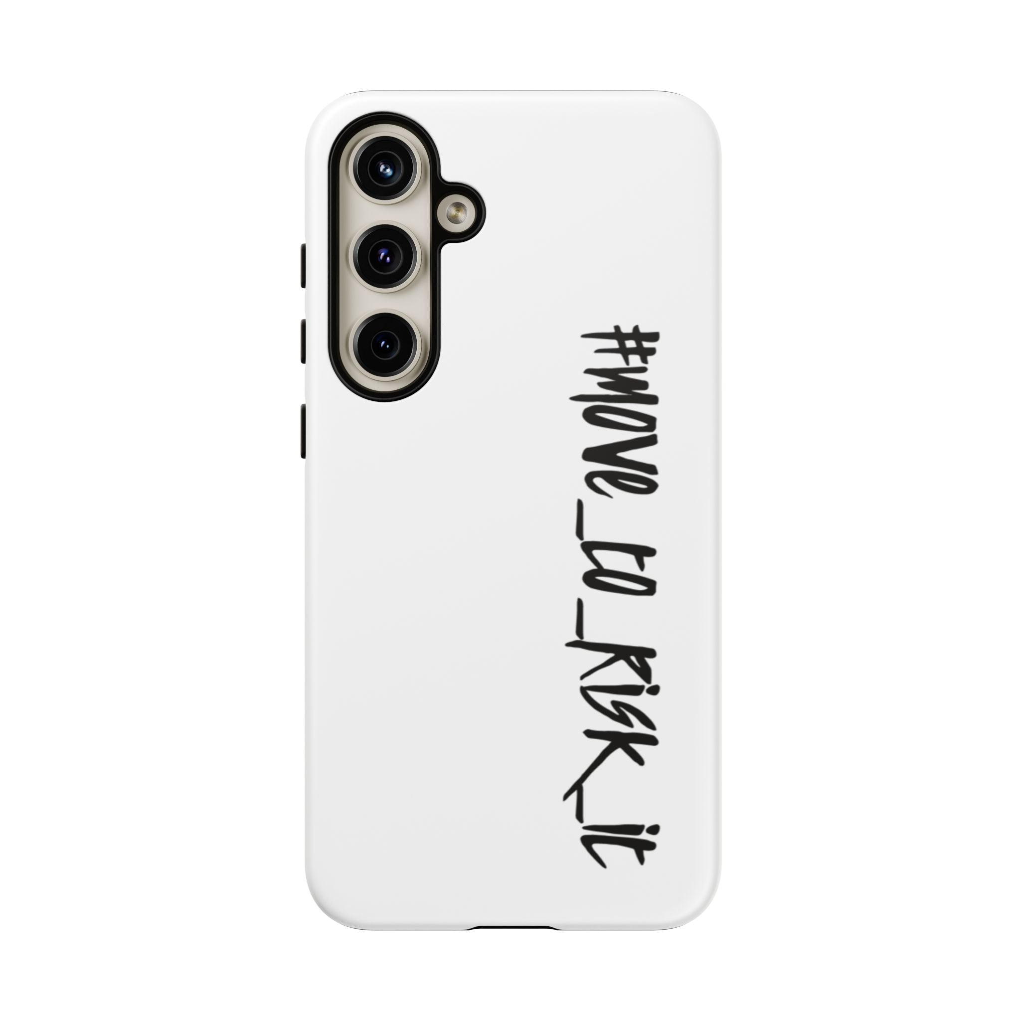 Coque rigide pour téléphone portable blanc