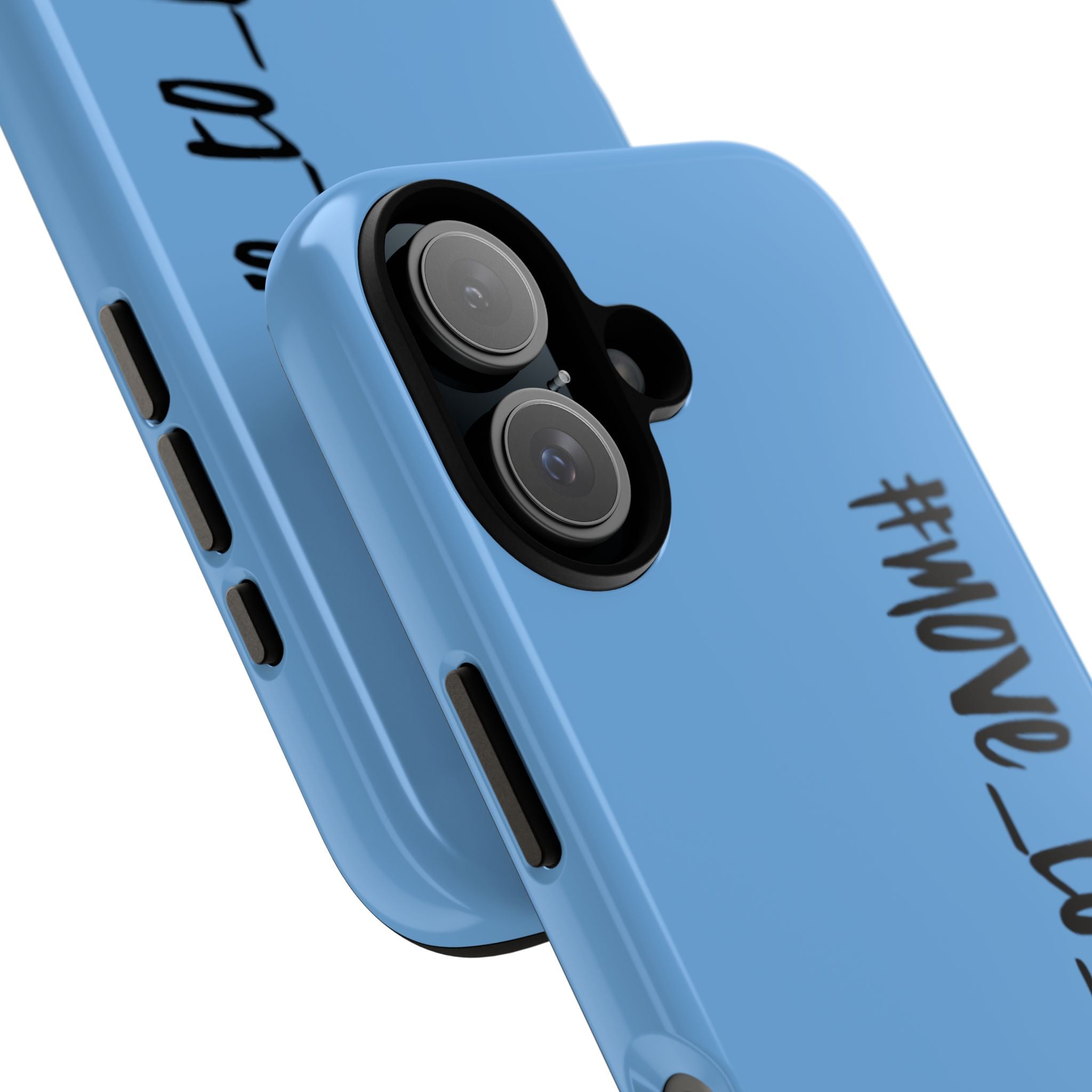 Coque rigide pour téléphone portable bleue