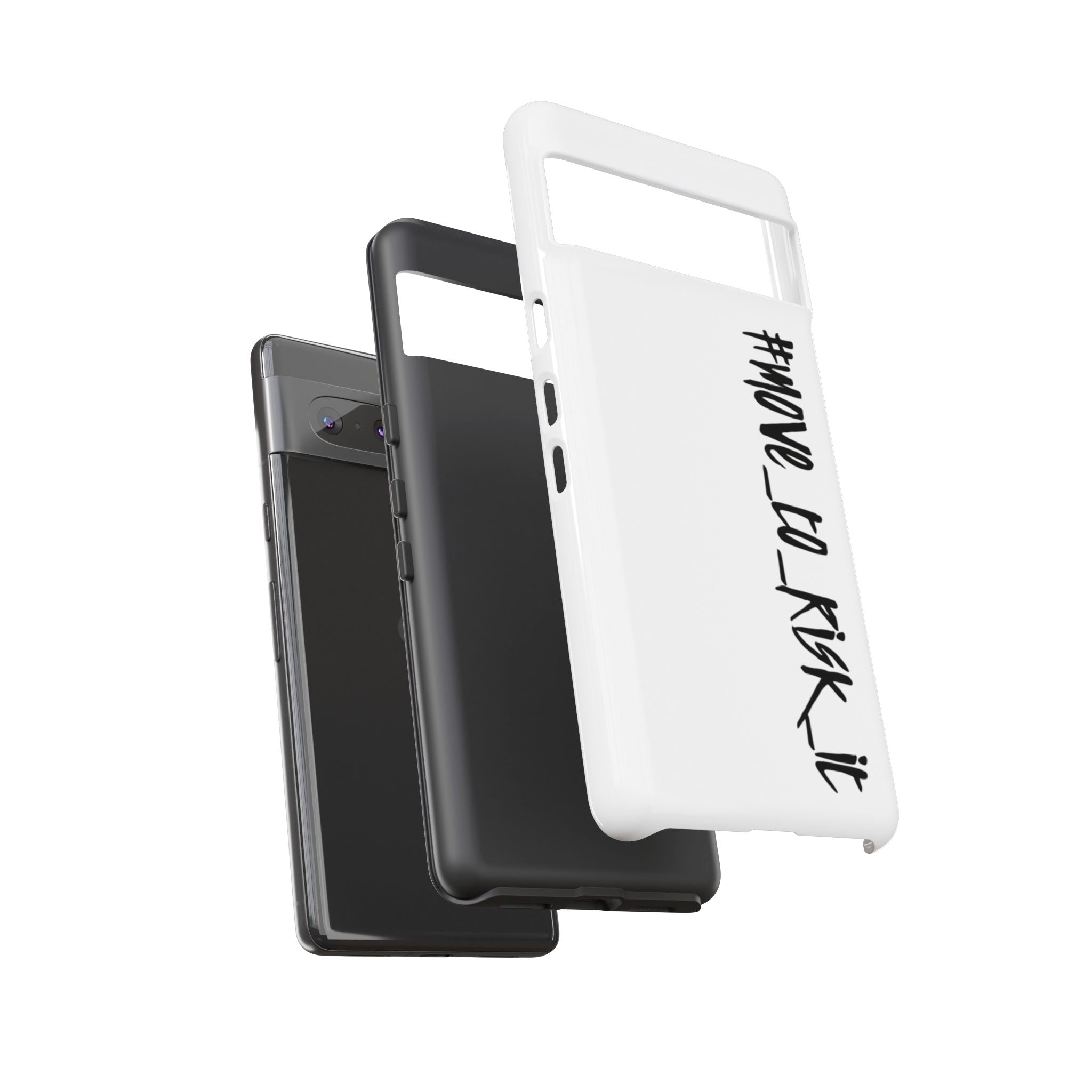 Coque rigide pour téléphone portable blanc