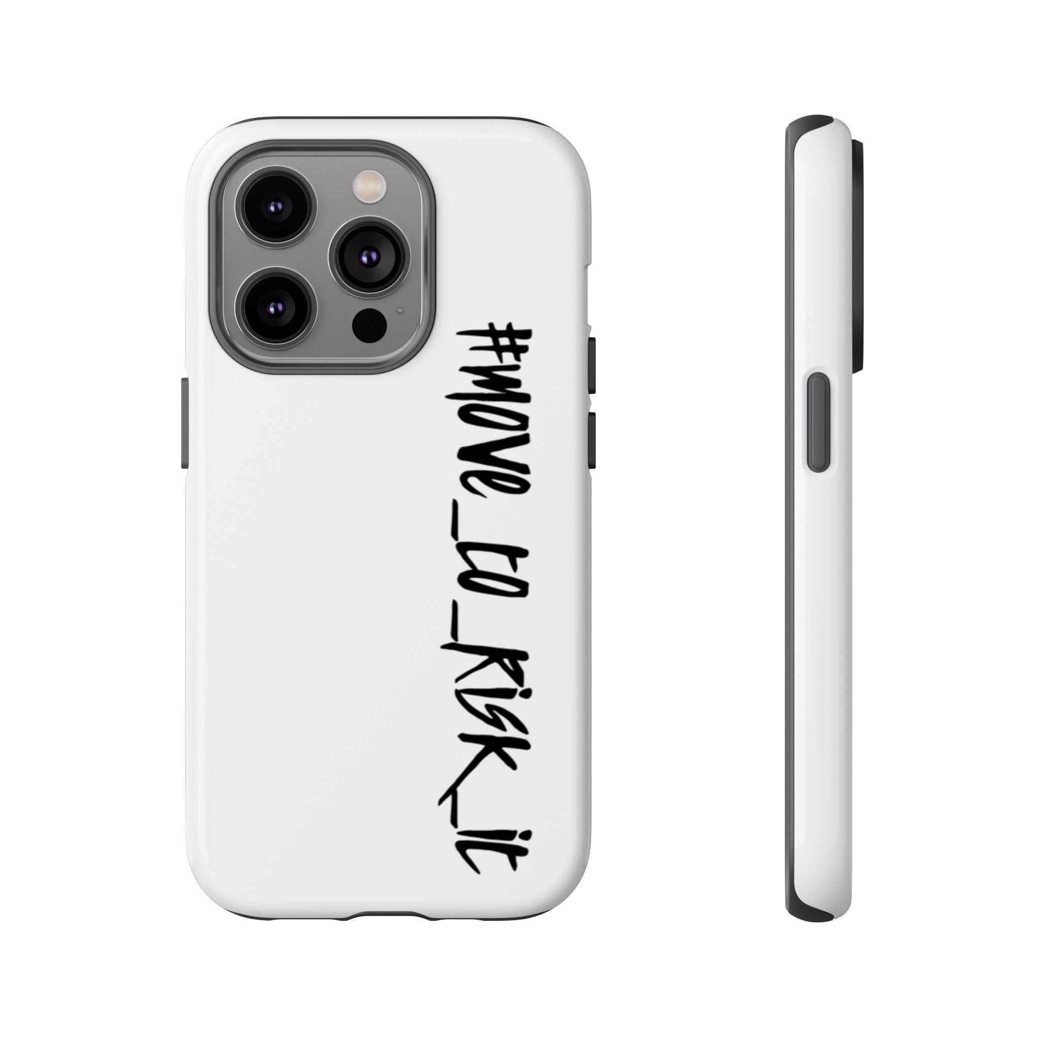 Coque rigide pour téléphone portable blanc