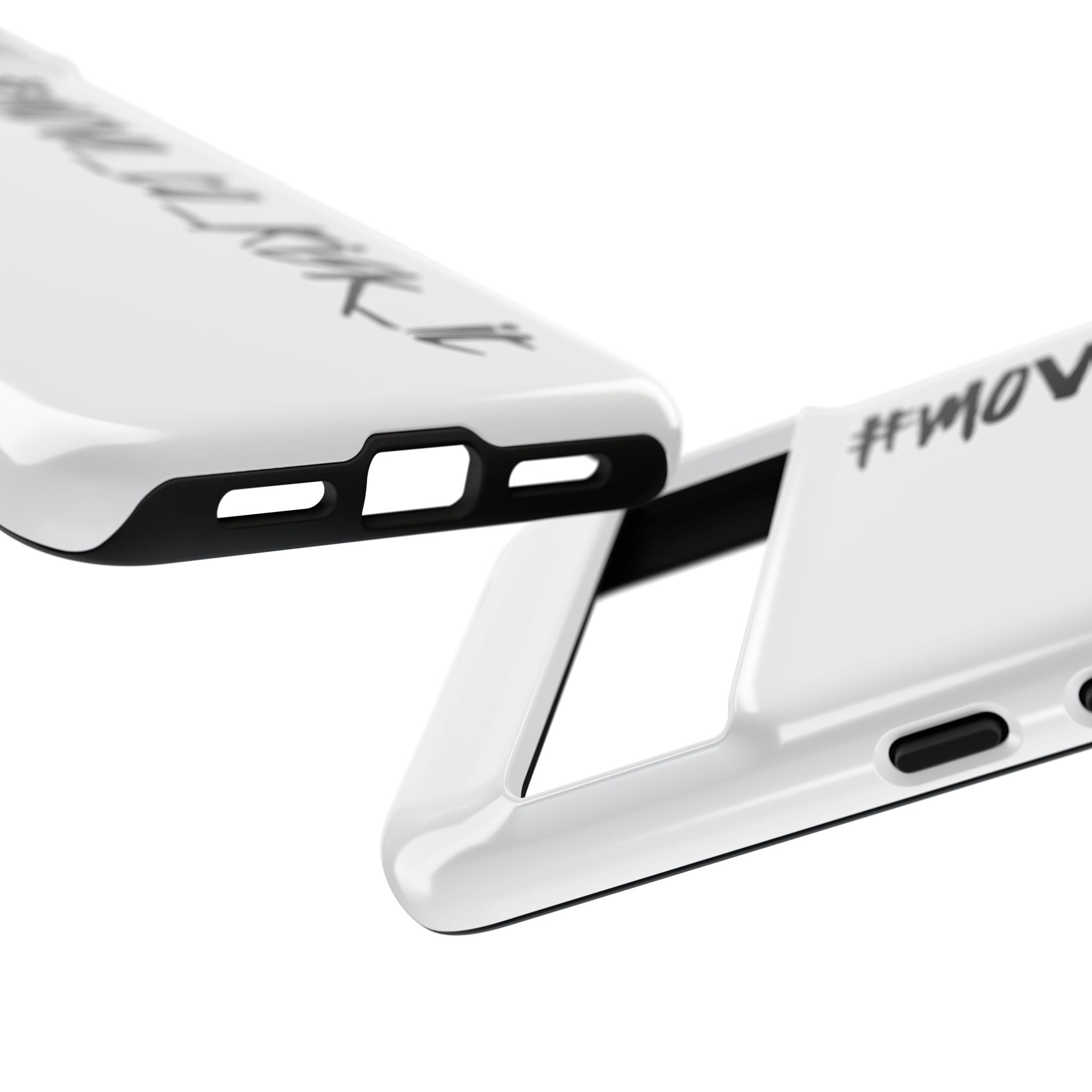 Coque rigide pour téléphone portable blanc