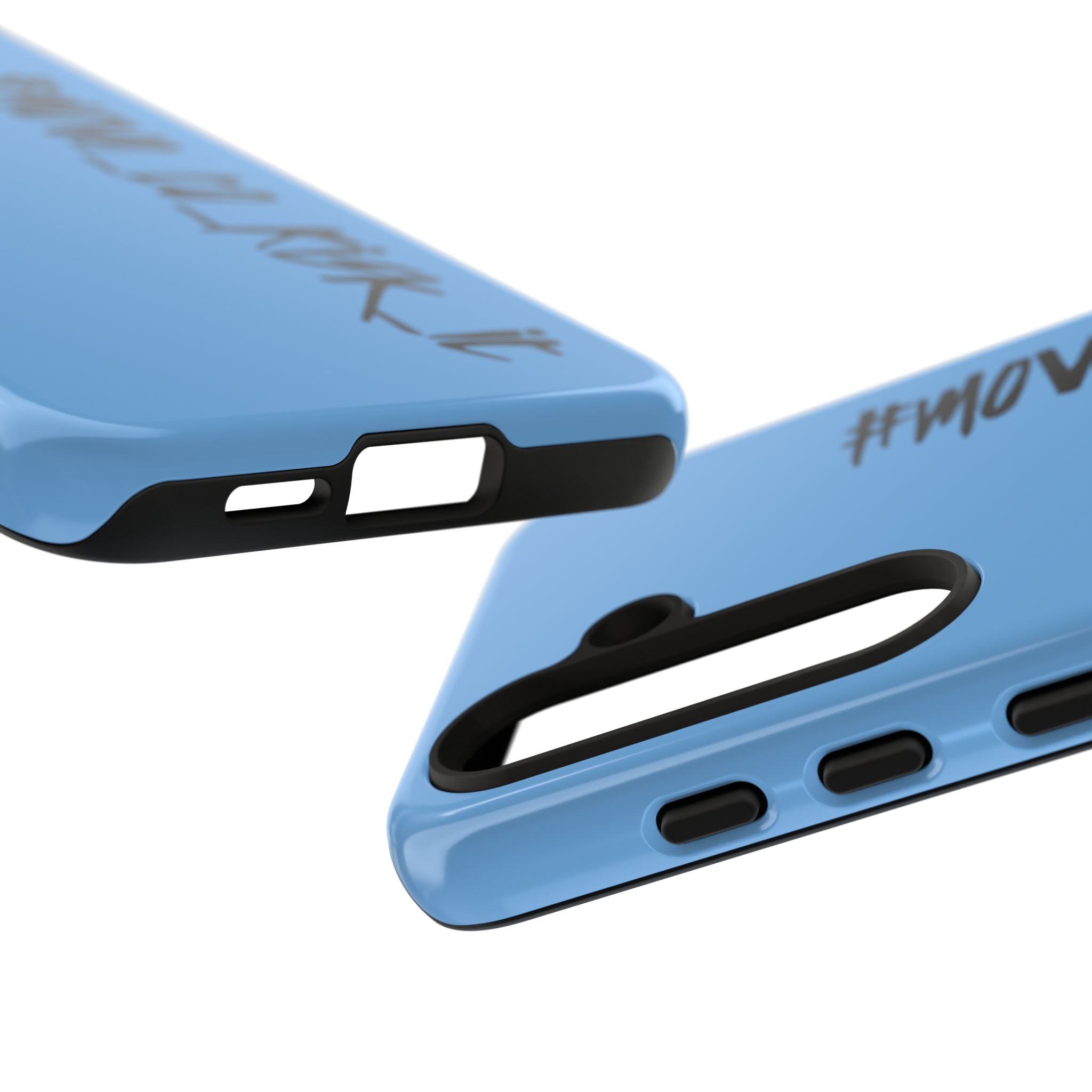 Coque rigide pour téléphone portable bleue