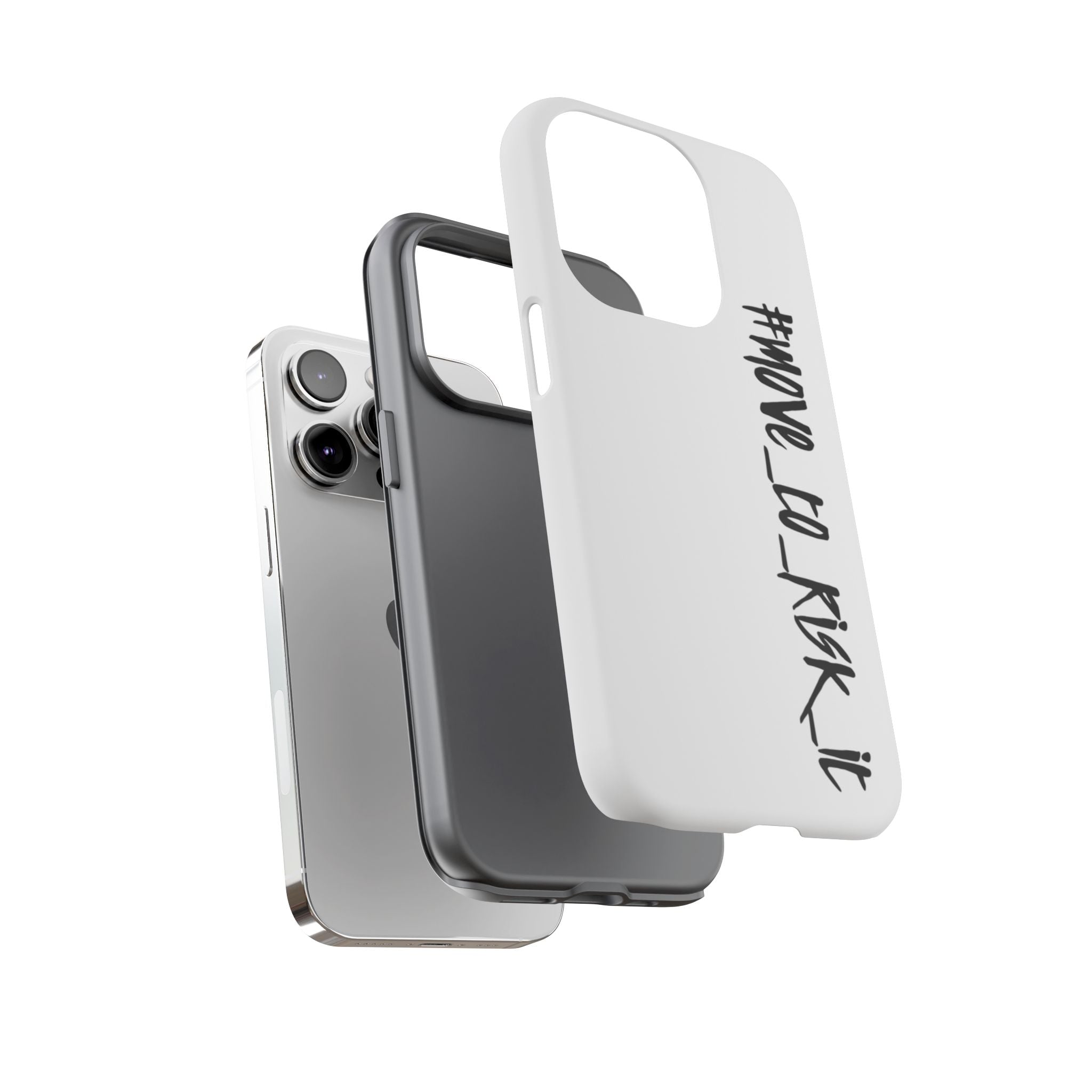 Coque rigide pour téléphone portable blanc